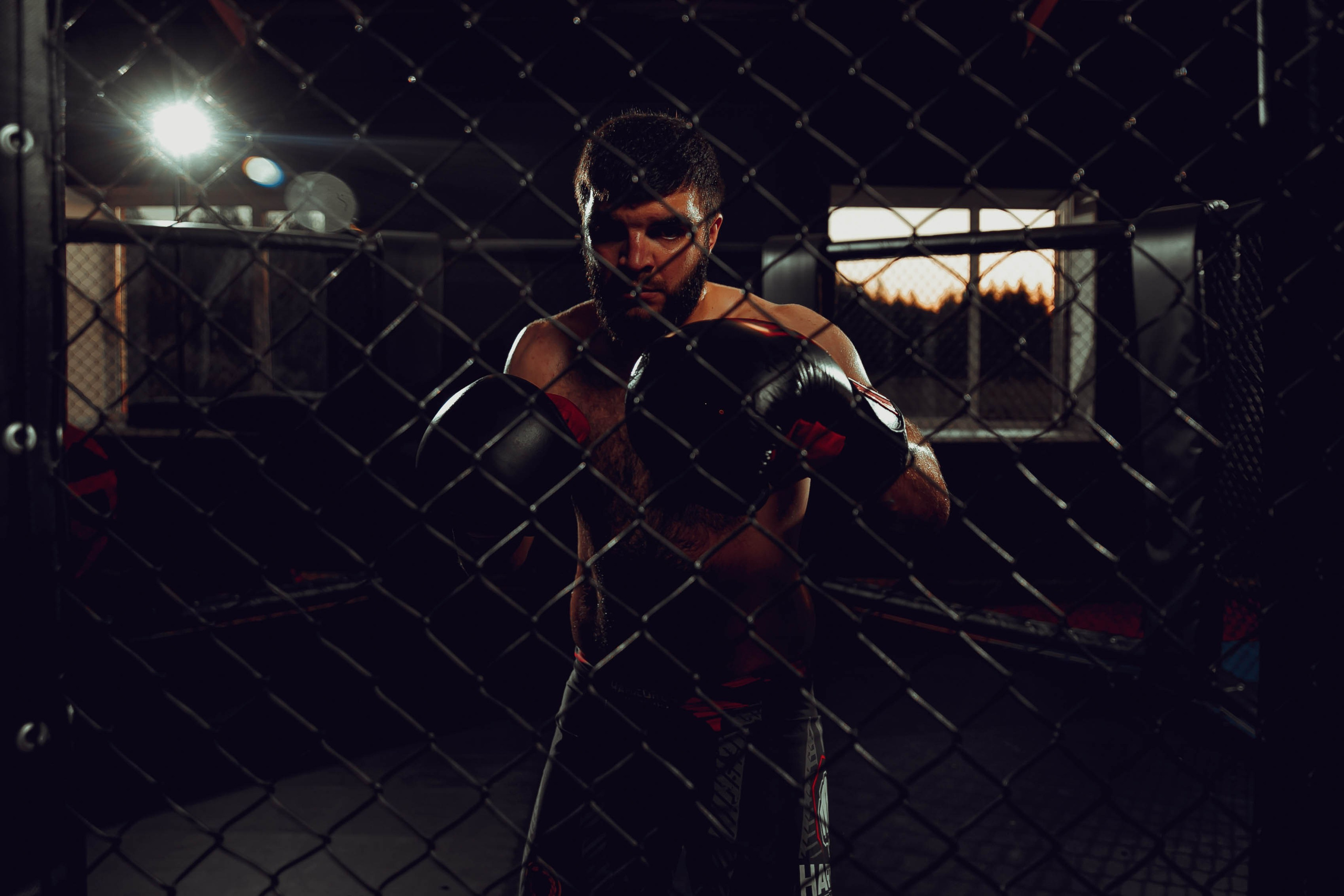 Фотосессия бойца лиги Хардкор. Ваш репортажный фотограф Артемий Антонов