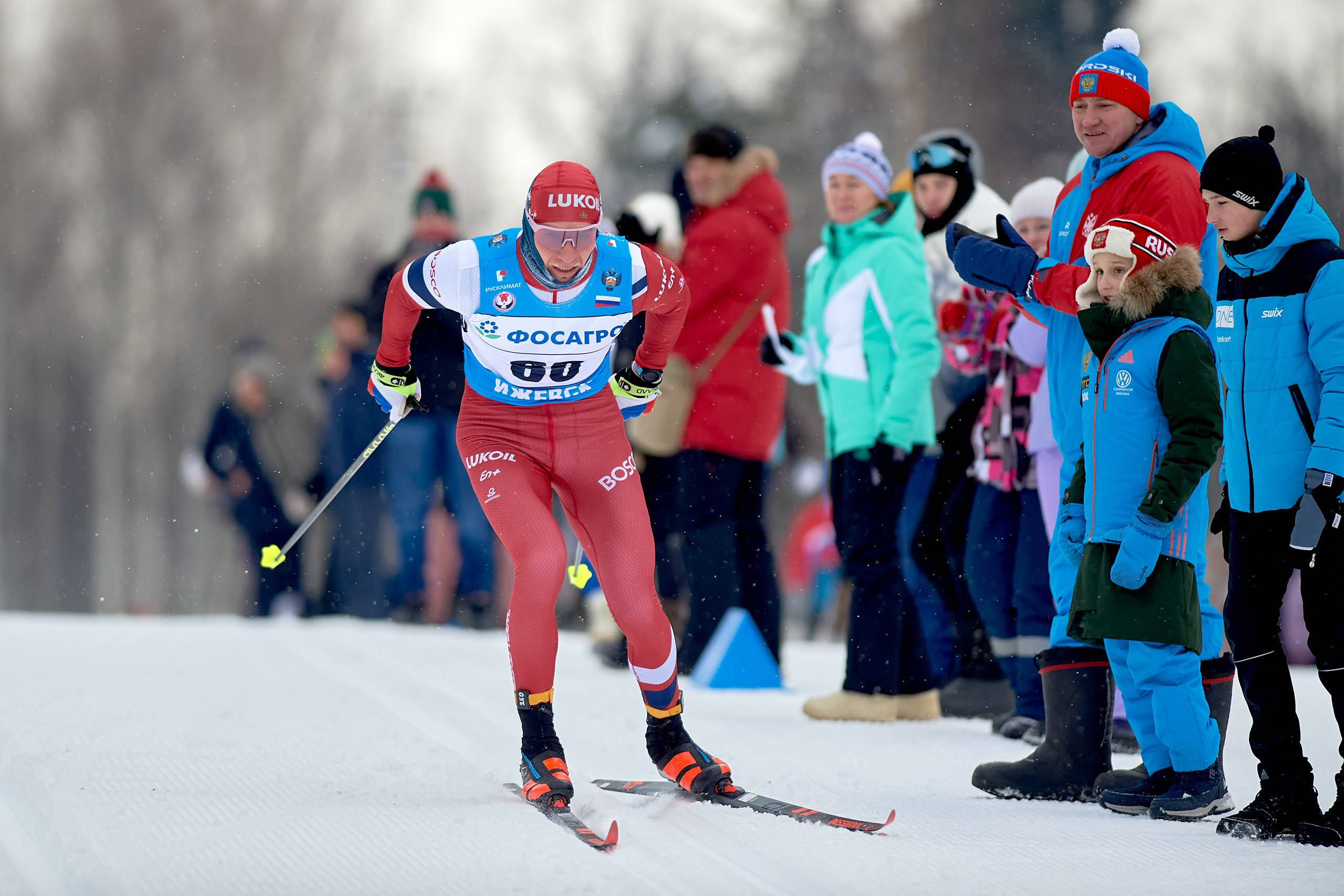 VI этап ФосАгро Кубка России по лыжным гонкам. Ижевск 25.01.2025 и 26.01.2025. Спортивный репортажный фотограф в Ижевске Сергей Мерзляков