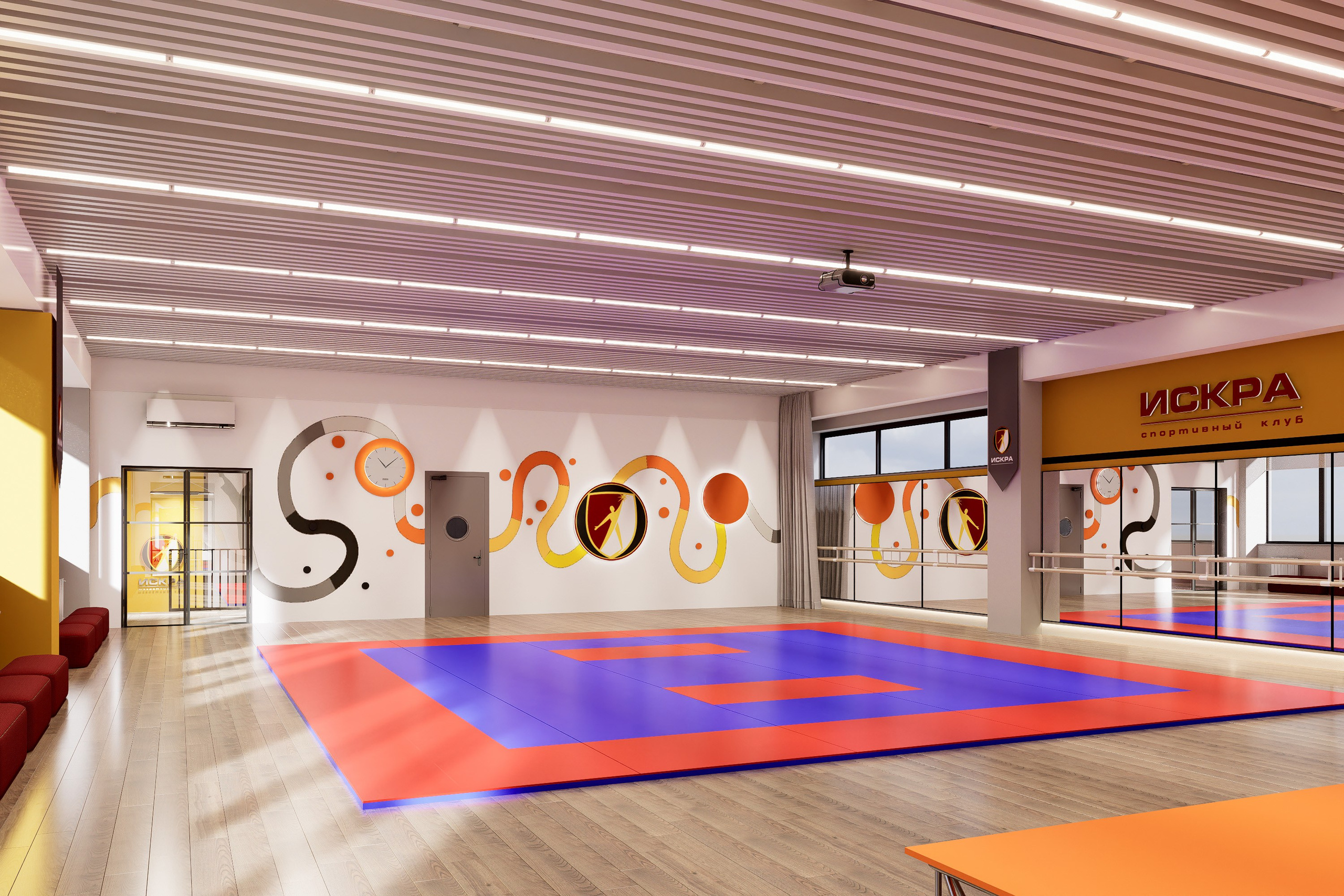 Проект шахматного клуба «ИСКРА». Архитектурно-дизайнерское бюро ROOMS