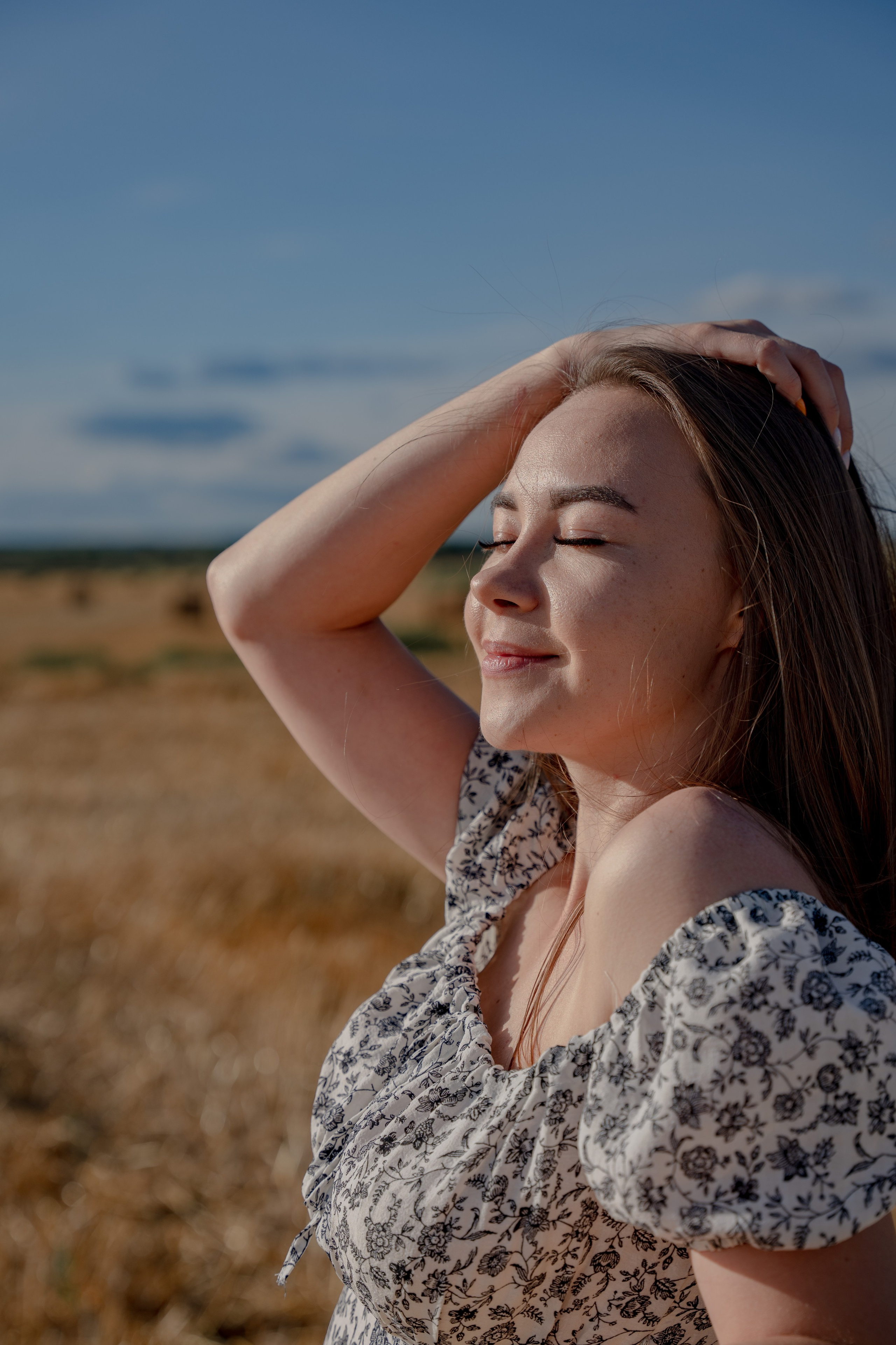 Ольга в поле