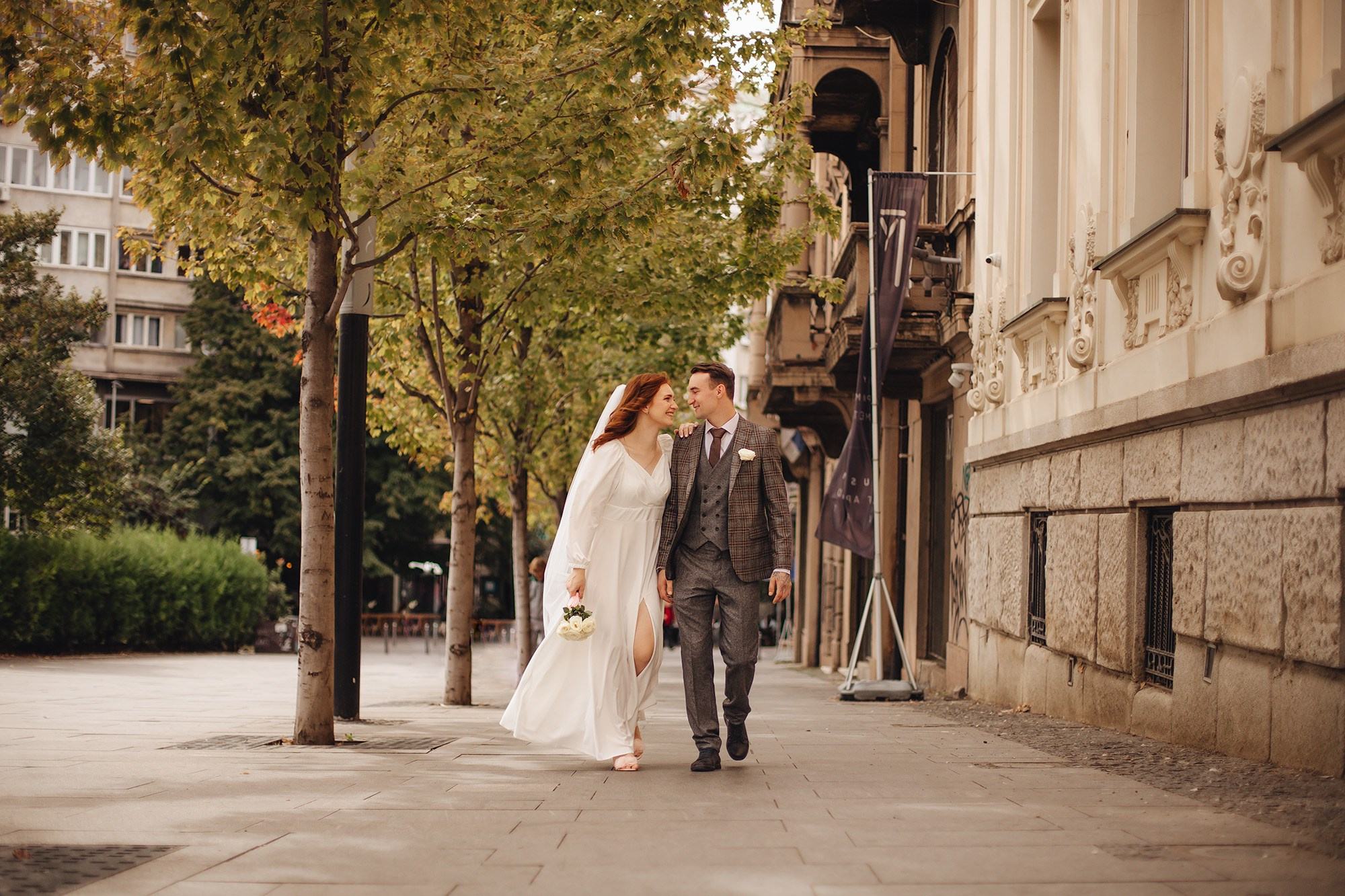 Свадебная фотосессия в Белграде. Фотограф Белград (Сербия) Александра Дрейт