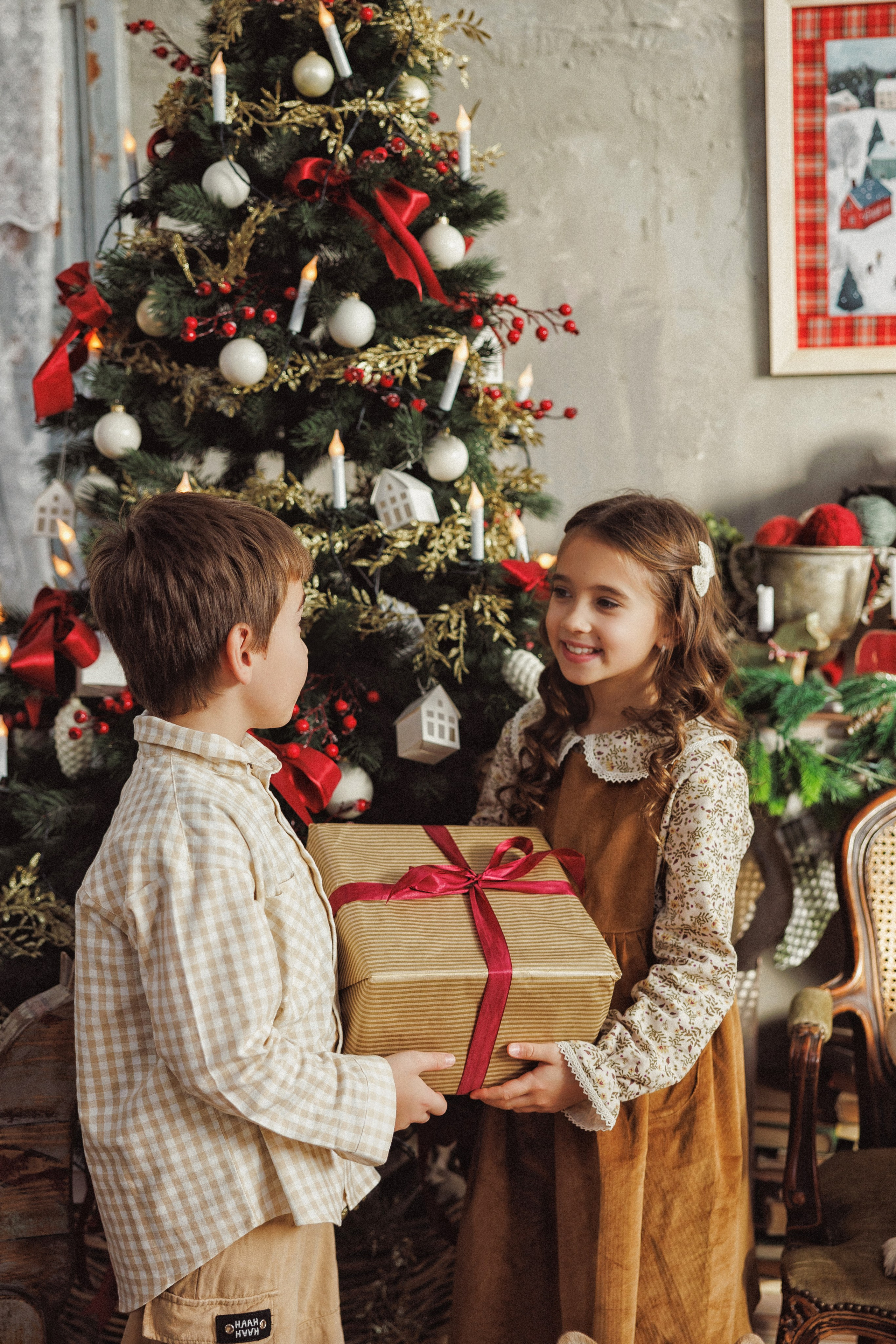 Новогодняя фотосессия с собачками породы Корги, город Краснодар. Семейный и детский фотограф в Краснодаре Анна Трашкова