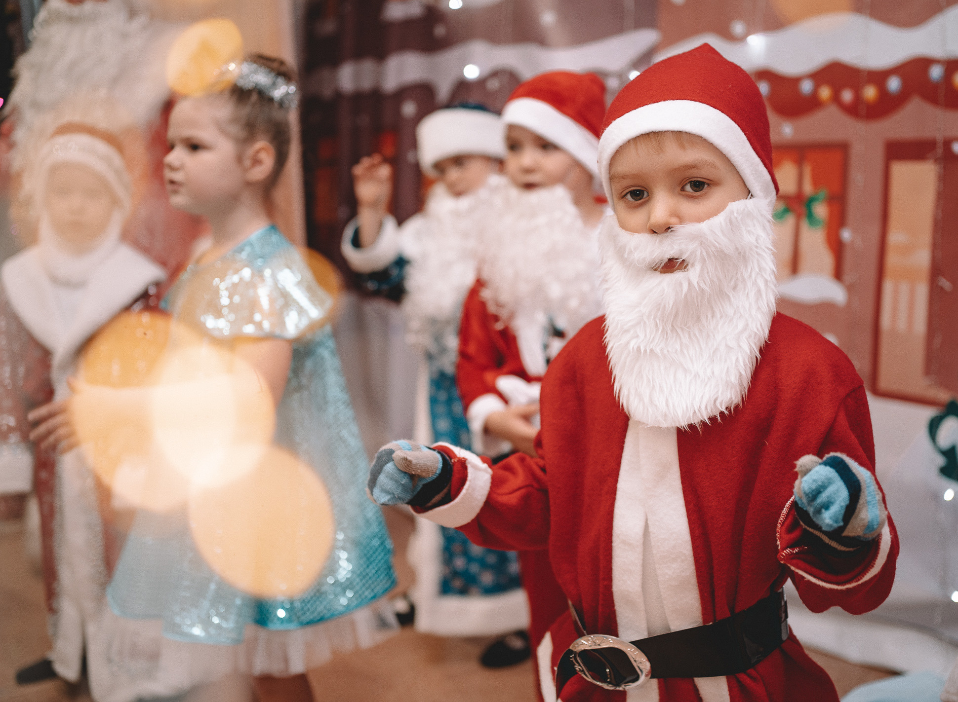 Новогодний утренник, д/с 7 группа «Смешарики». Детский и семейный фотограф в Красноярске Настя Ярош