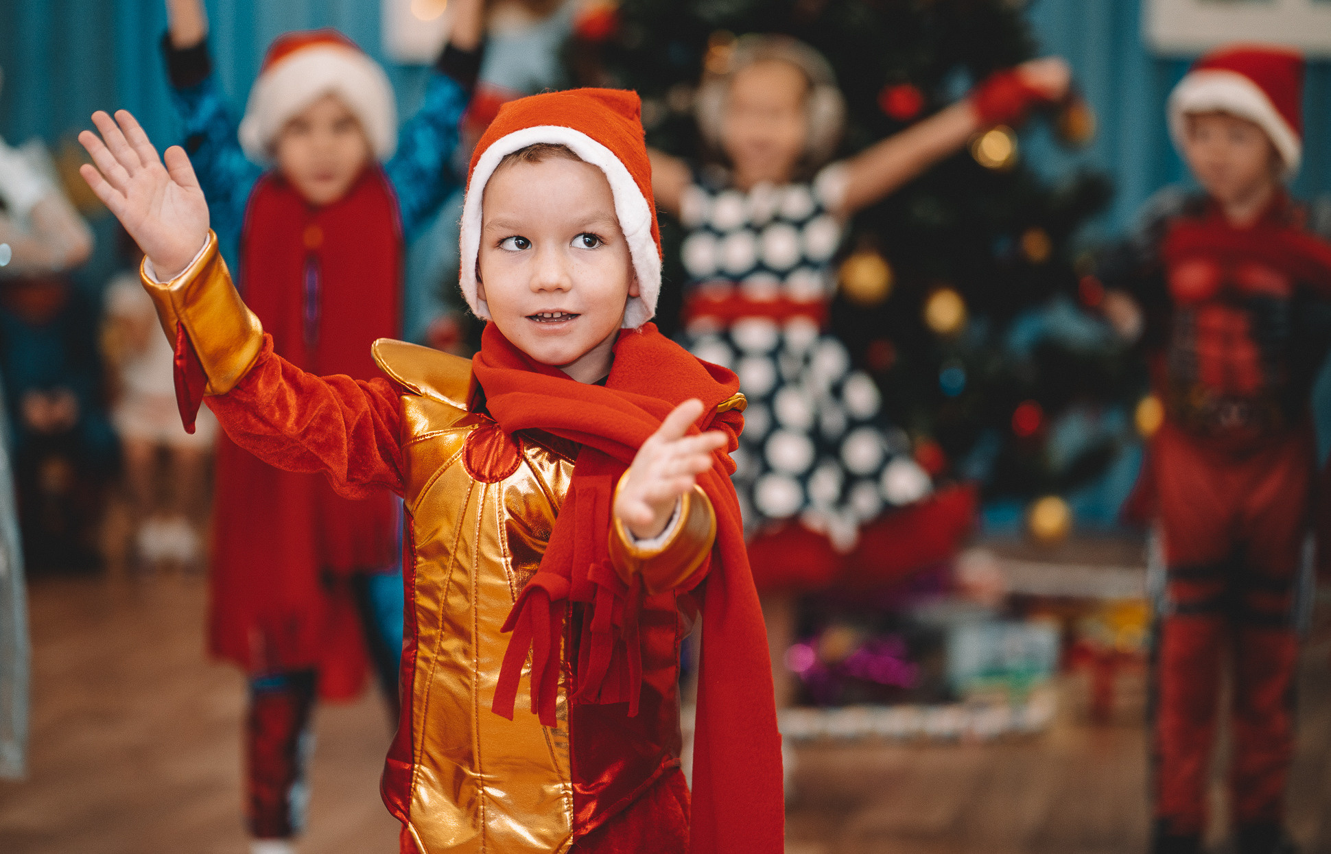 Новогодний утренник, д/с 242 группа «Скворушка». Детский и семейный фотограф в Красноярске Настя Ярош