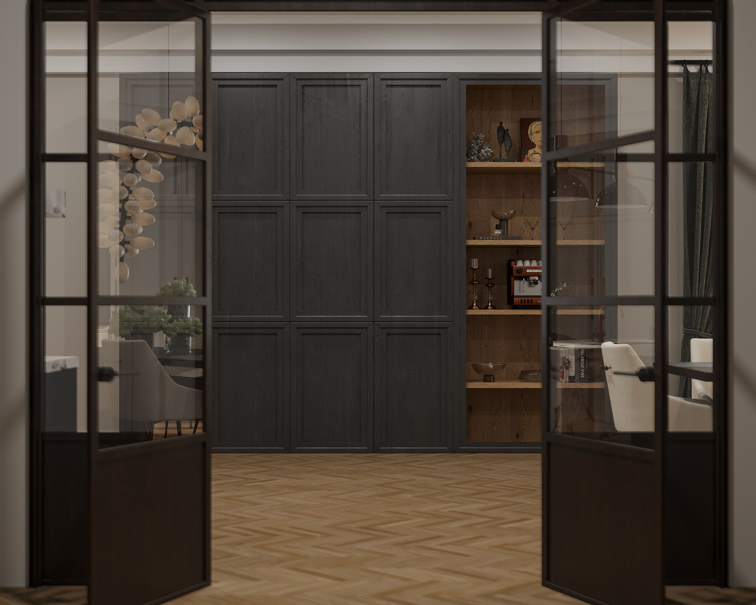 Кухня 63,3 кв. м. Королёва Анастасия | 3D визуализатор