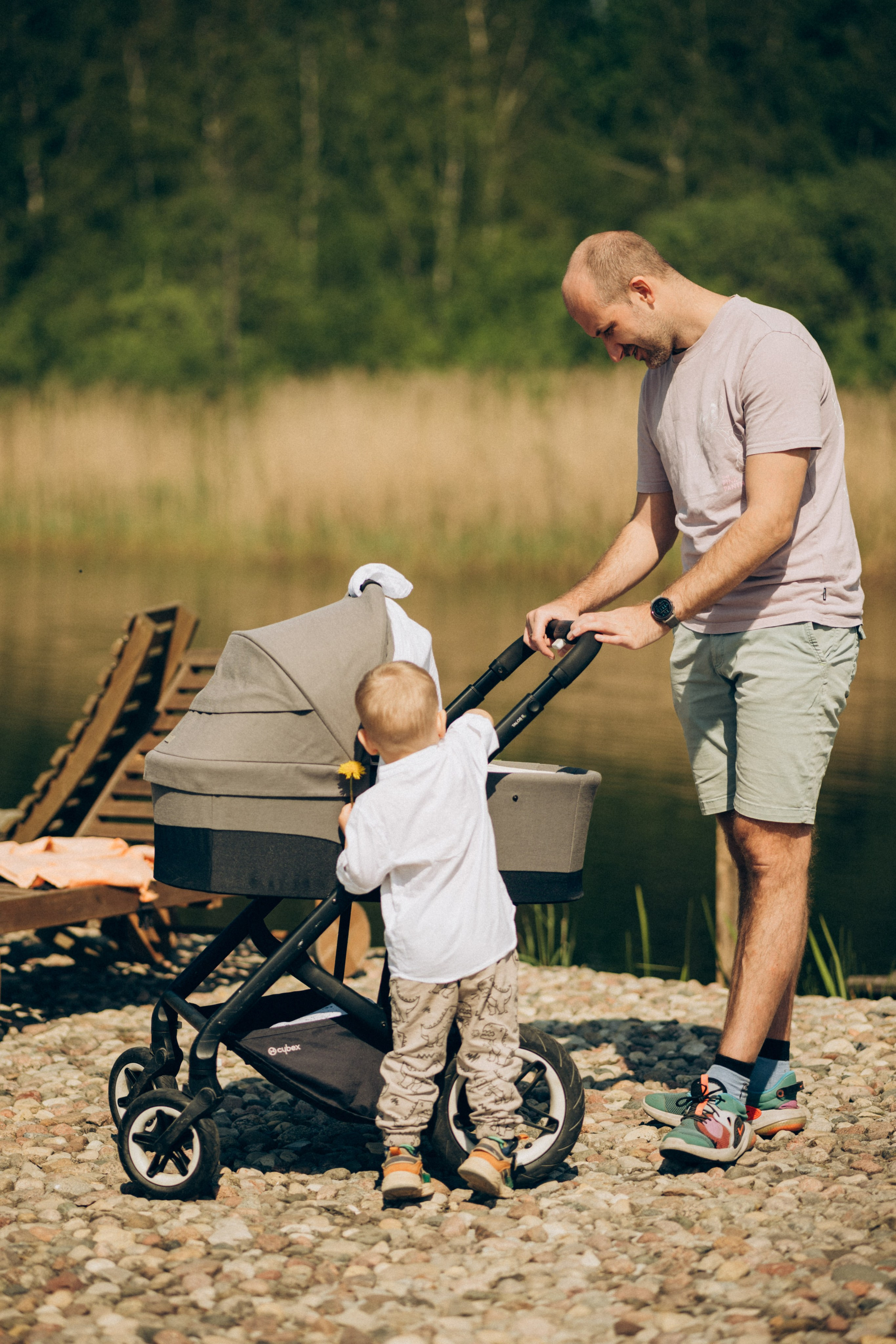 Женя, Аня и Машуня в Лугах