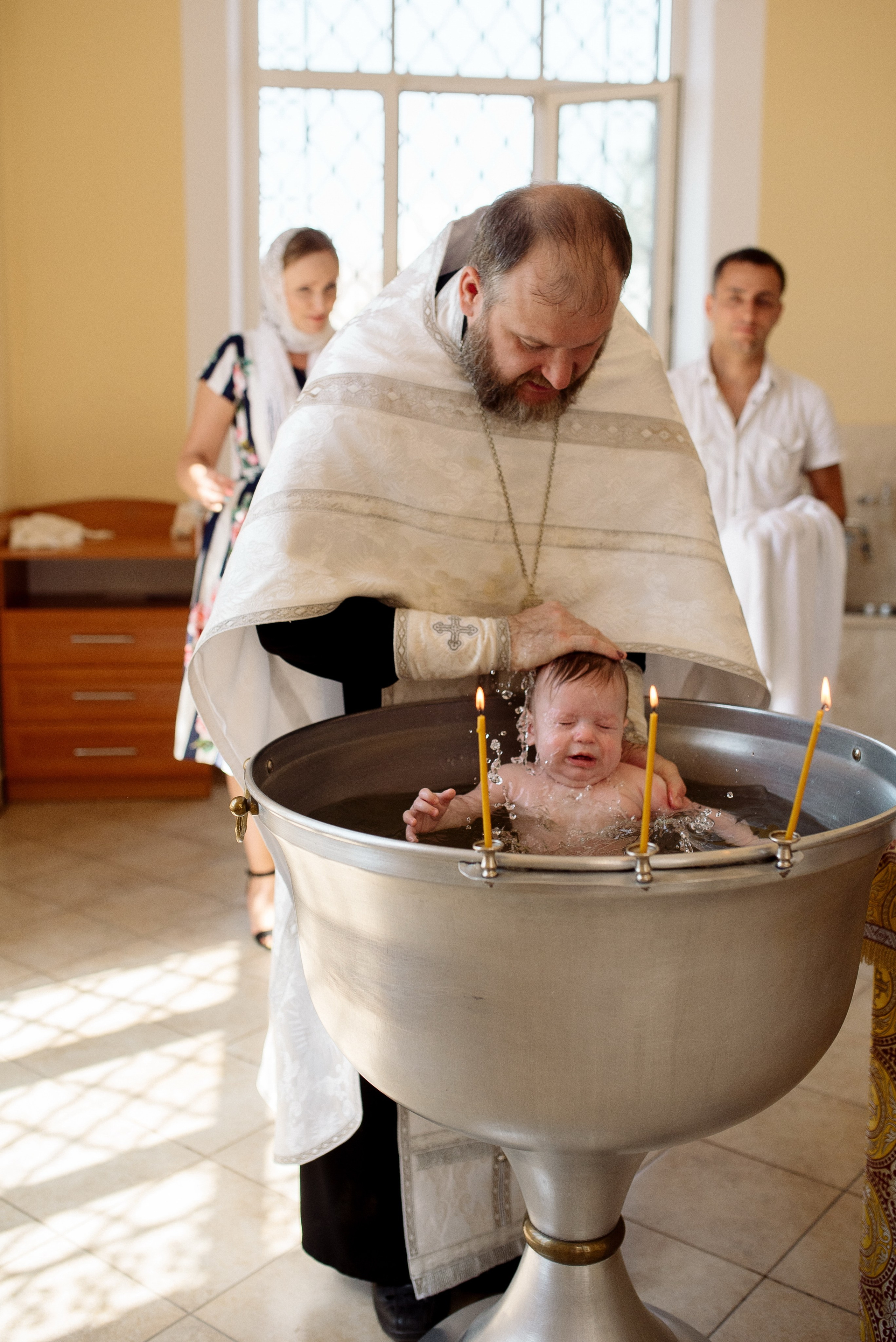 Крещение Сашули. Фотограф Мария Стрелкова