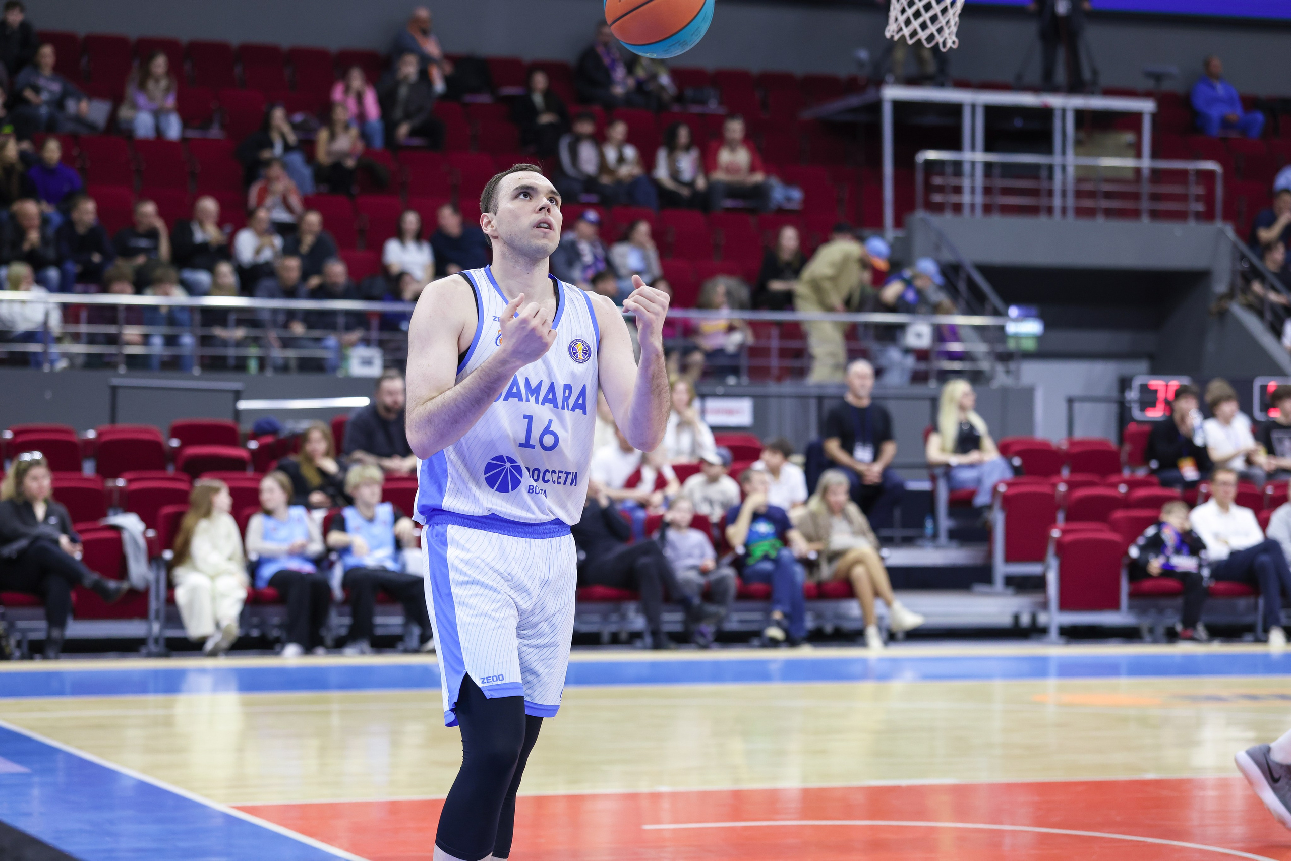 Баскетбол. Самара — Зенит. Единая лига ВТБ. Спортивный фотограф в Самаре