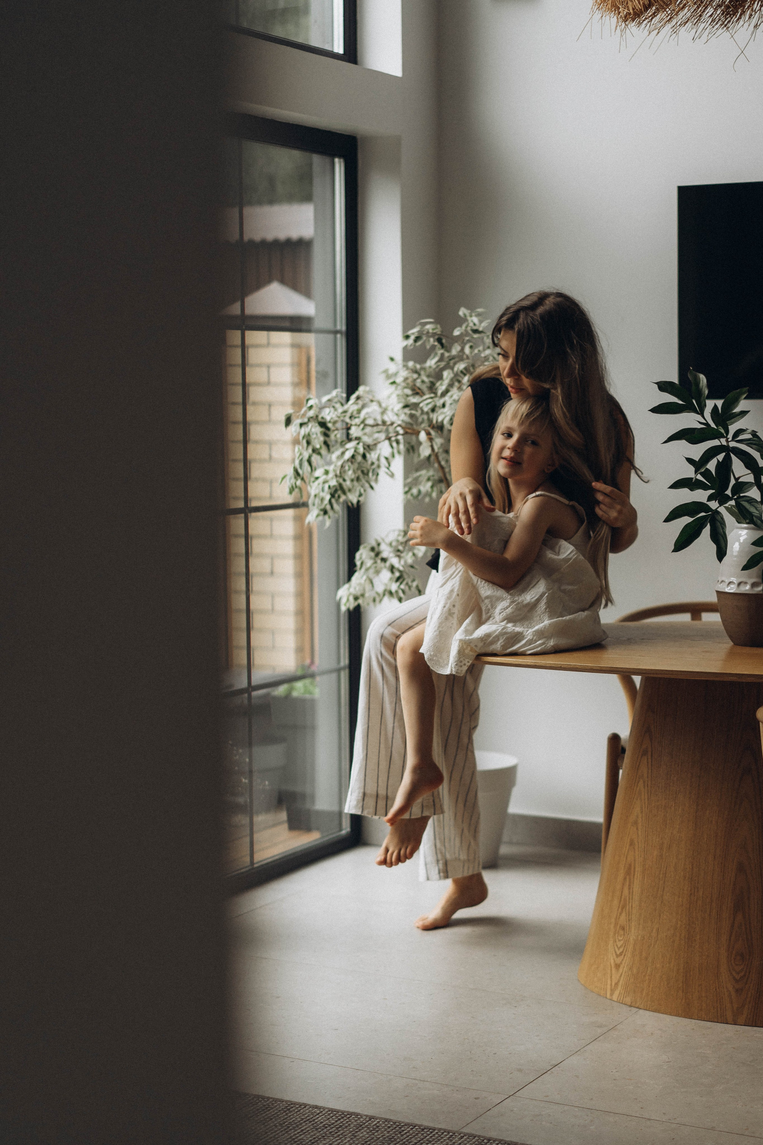 Фотосессия домашняя мама и дочка. Фотограф Екатеринбург Кокшарова Александра