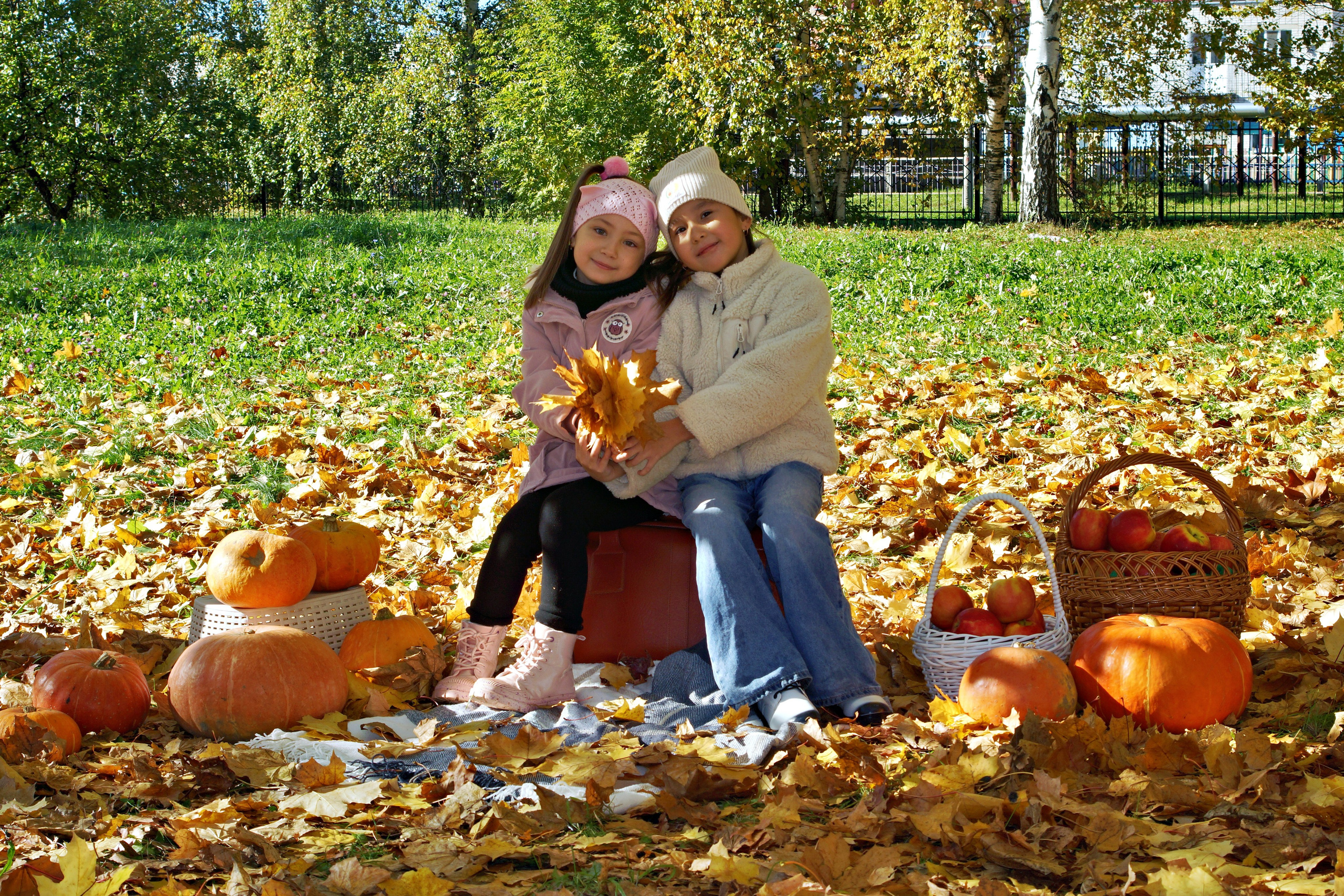 Осенняя фотосессия в детском саду г. Йошкар-Ола