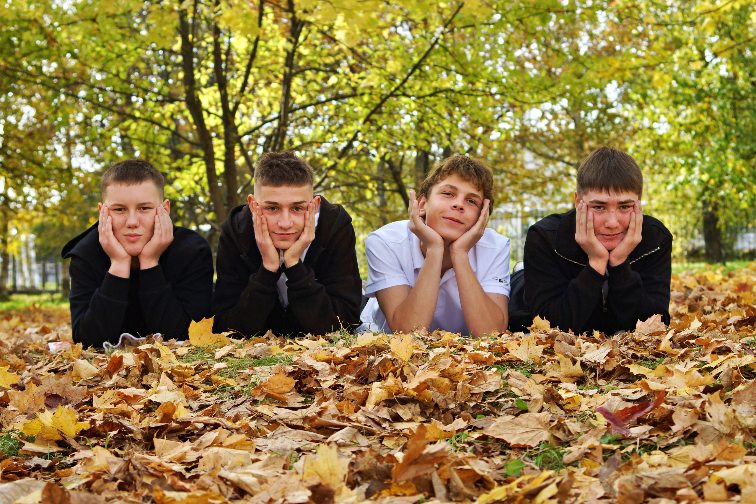 Осенняя фотосессия в школе г. Йошкар-Ола
