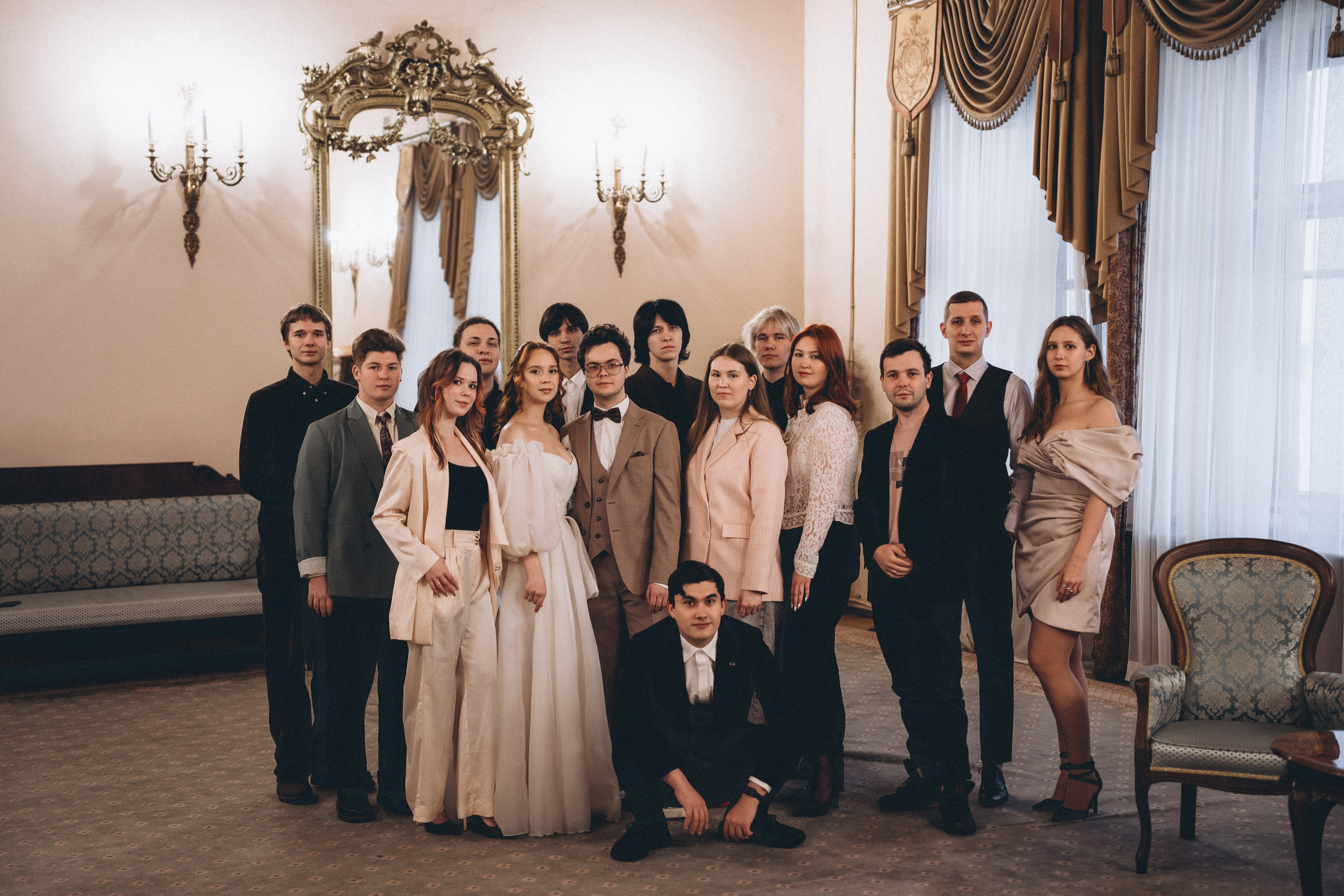 СВАДЕБНАЯ СЬЕМКА ВО ВТОРОМ ДВОРЦЕ С ГОСТЯМИ И ПРОГУЛКА В ТАВРИЧЕСКОМ САДУ. Профессиональный фотограф, Санкт-Петербург — Виктория Богомолова