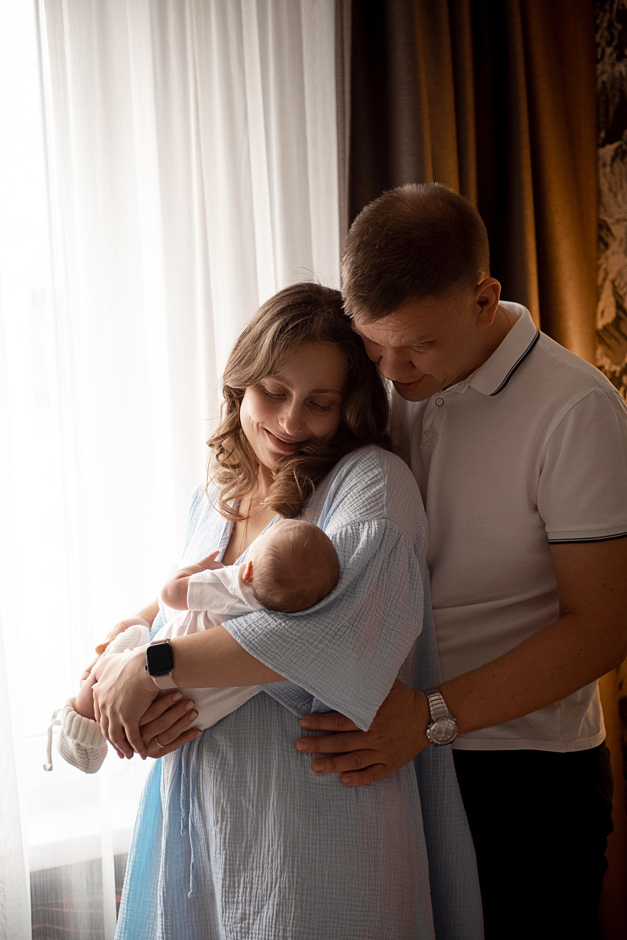 Надежда, Андрей и их малышка. Свадебный и семейный фотограф в Тюмени Екатерина Дубровина