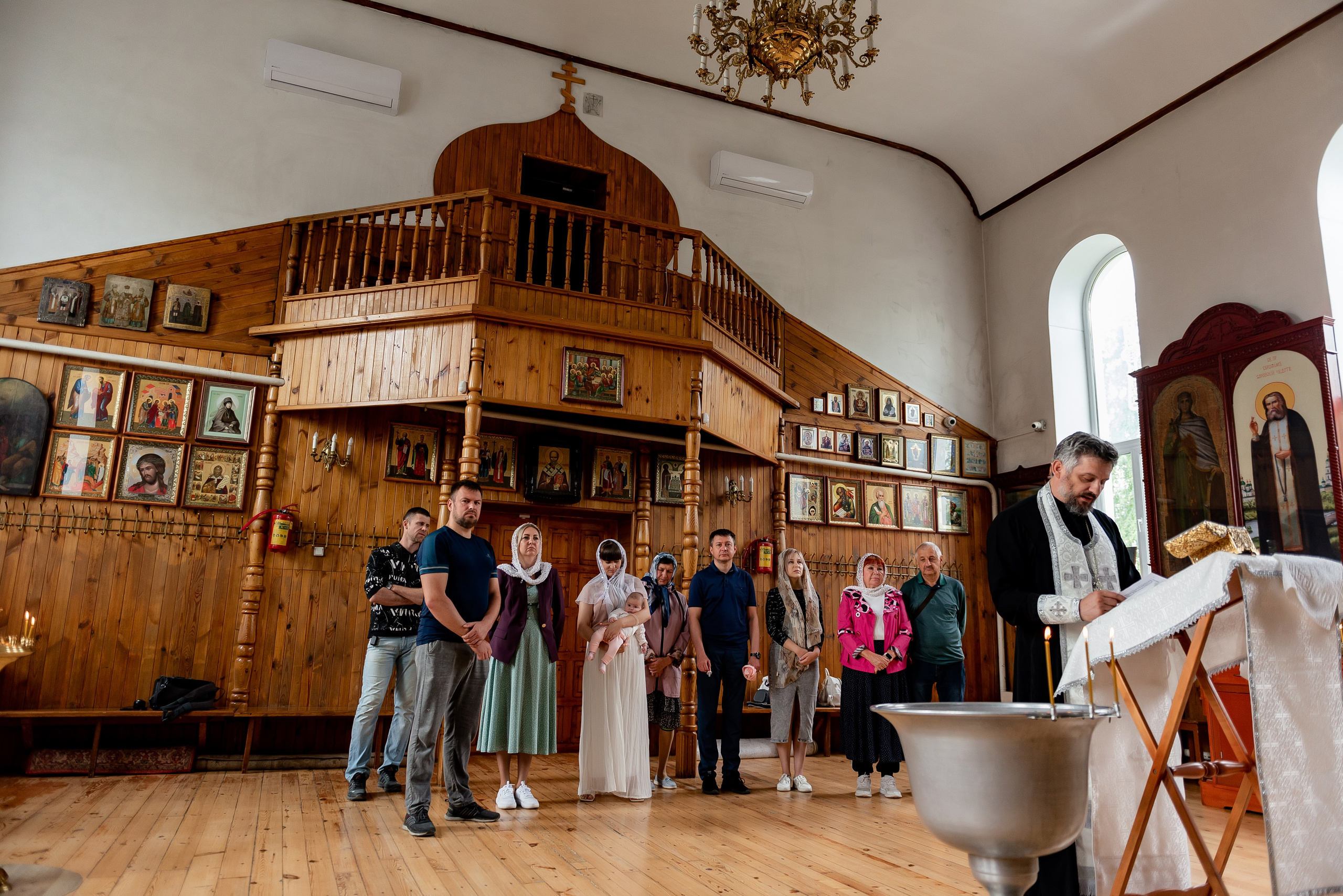 Крещение Ксении. Фотограф Татьяна Иванчикова