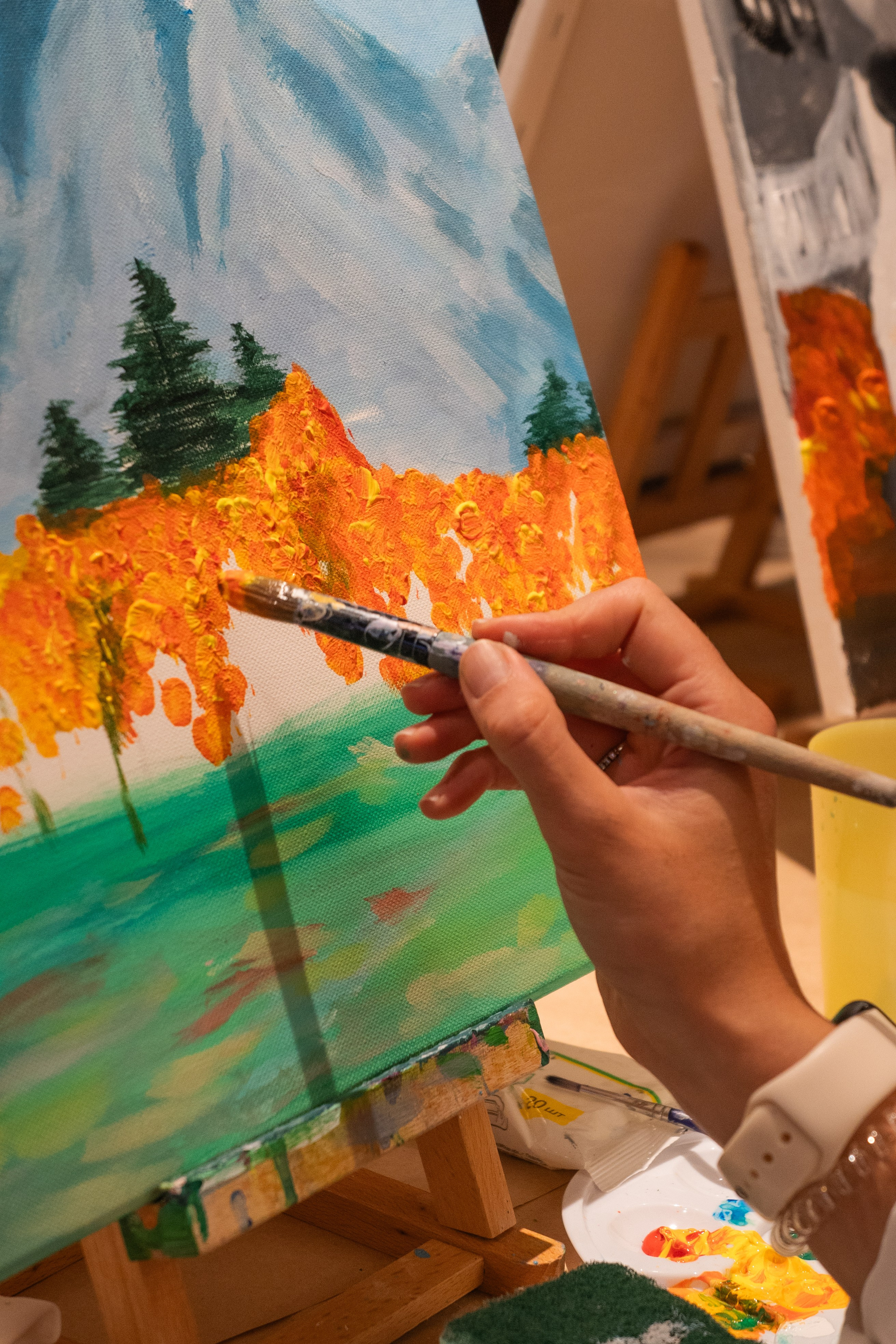 Корпоратив Teach Me Art 3. Портретный фотограф в Москве и Санкт-Петербурге Арина Чех