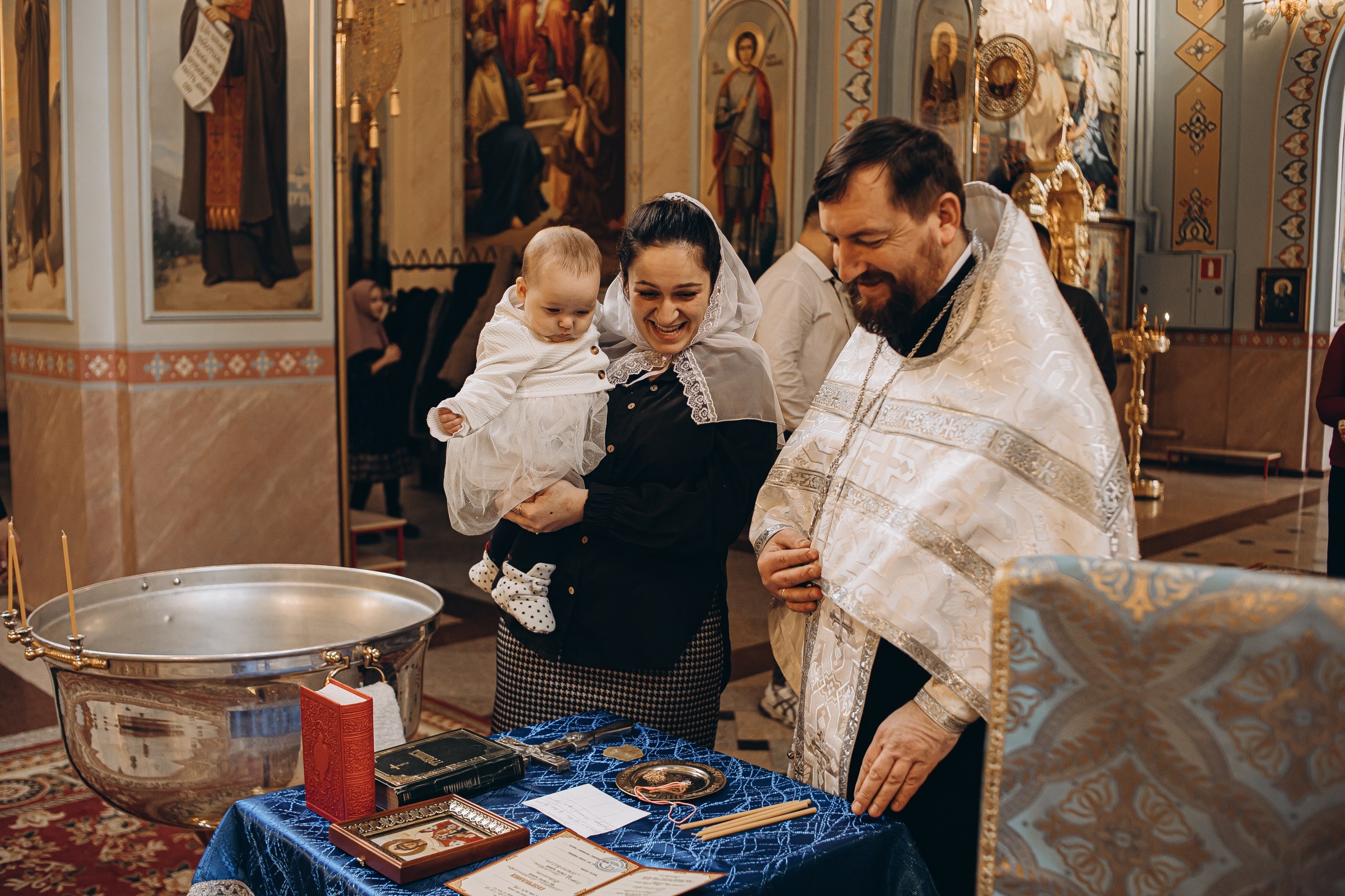 Крещение Виолетты. Семейный фотограф в Волгодонске Краченцева Анна