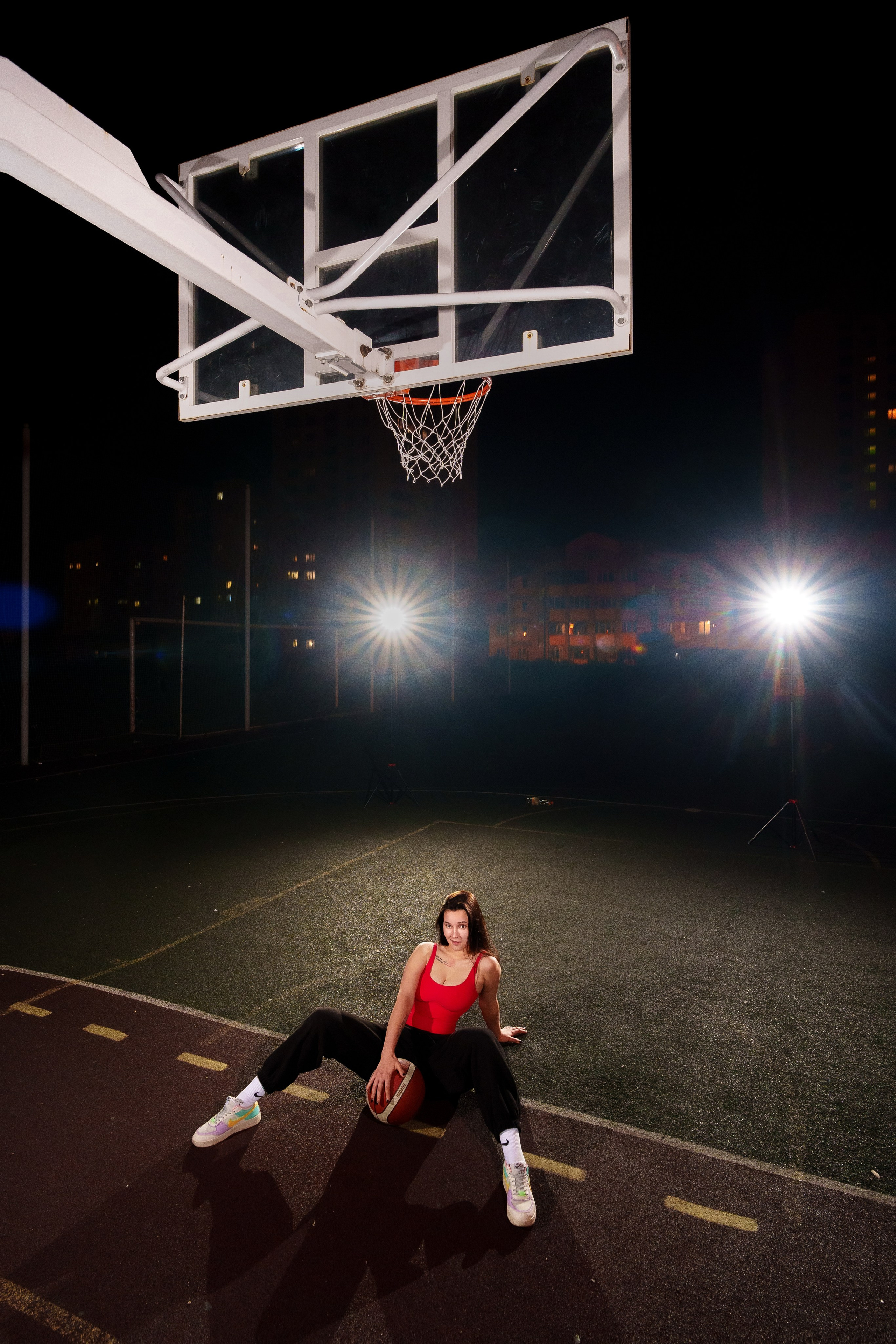 Ночной баскетбол с Вазирой 🏀. Фотограф Андрей Чеботок (Белгород, Курск, Воронеж, Старый Оскол)