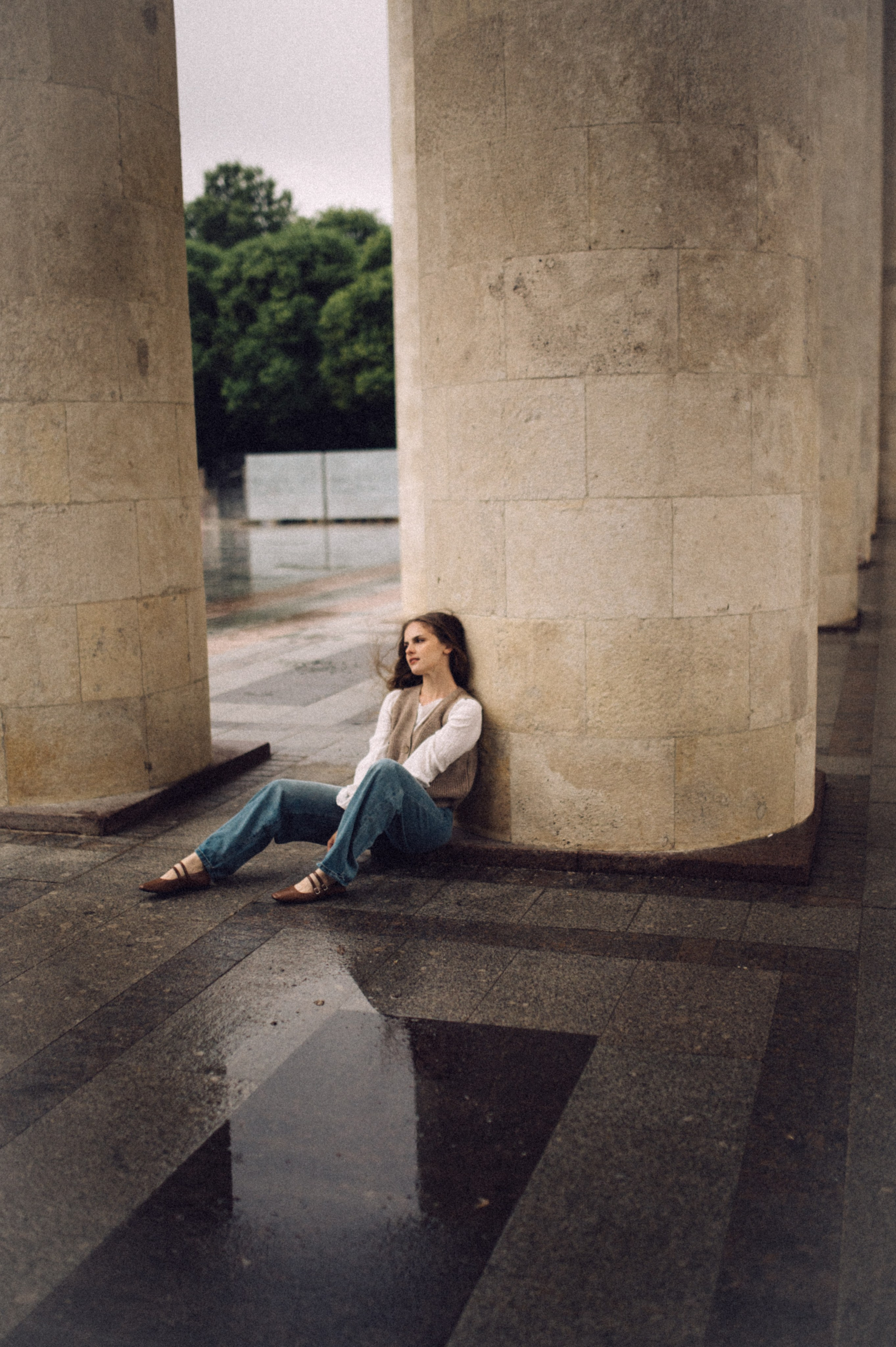 Под дождём🎥🤍. Лайфстайл фотограф в Москве Серебрянская Фаина