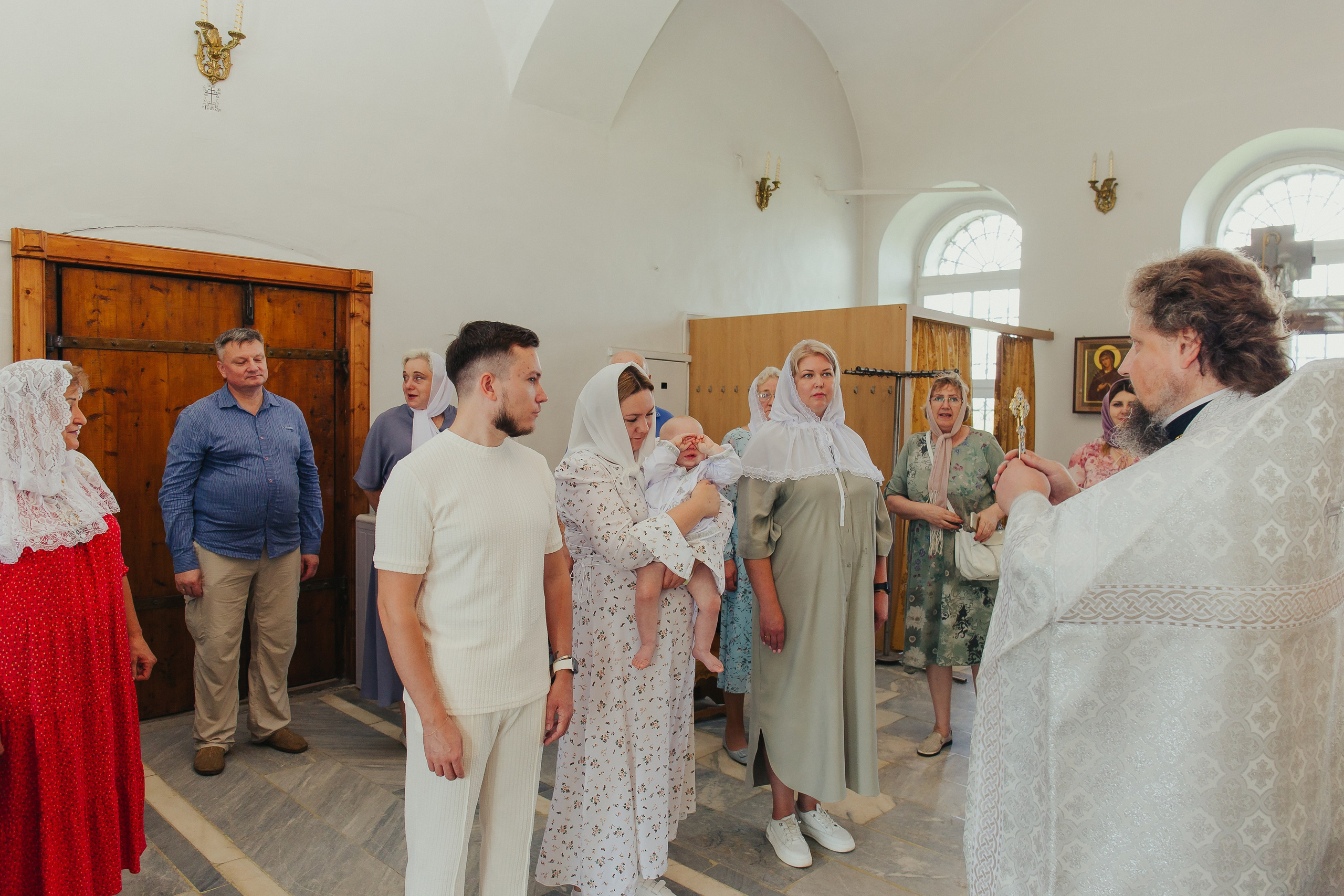 Фотосъемка Крещения в Сергиевом Посаде. Фотограф новорожденных и детский в Сергиевом Посаде Кругликова Юлия