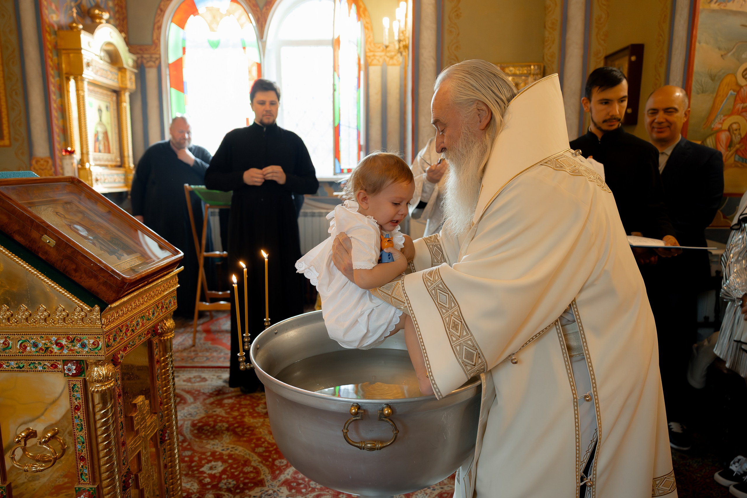 Таинство крещения Машеньки. Свадебный фотограф в Москве