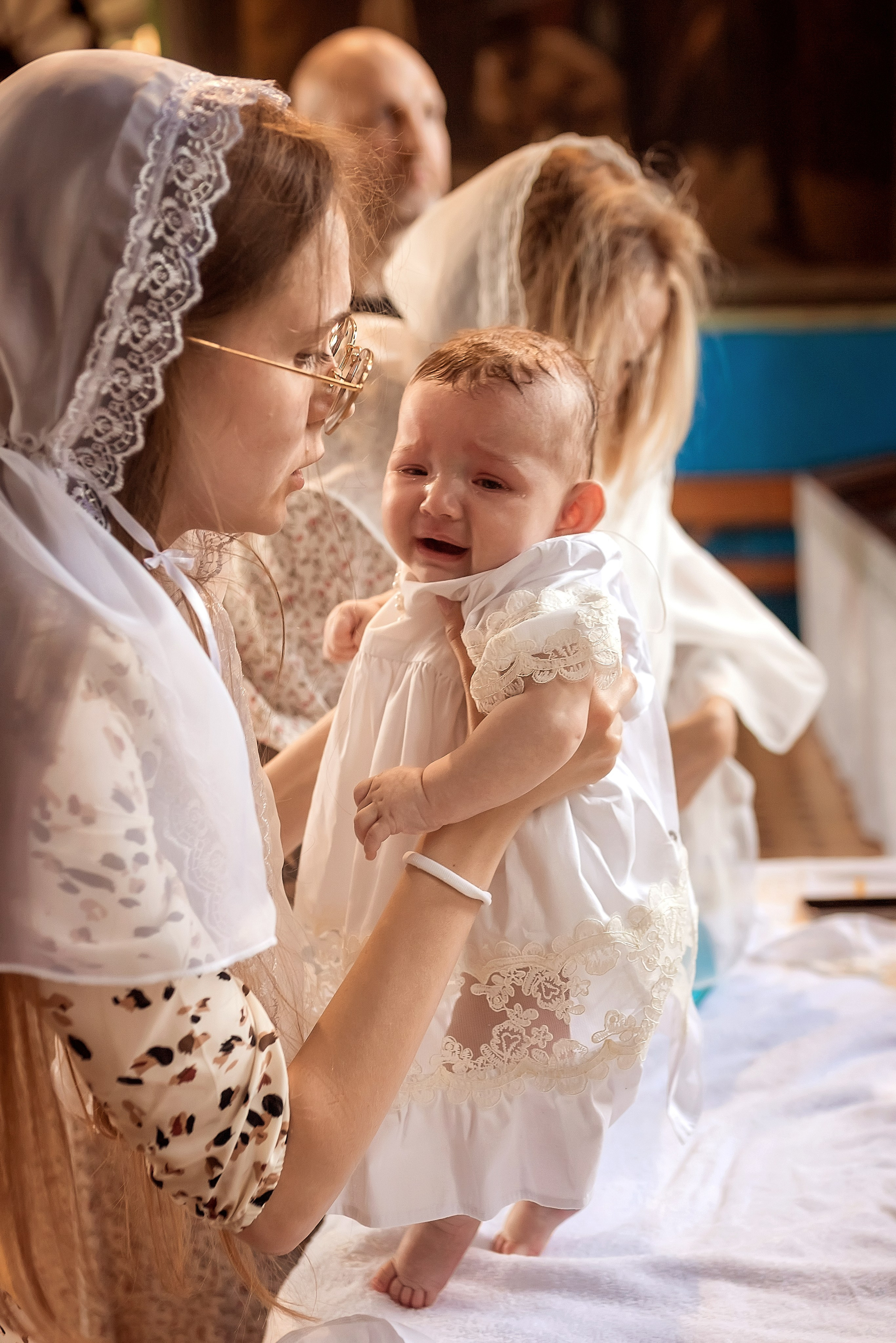 Крещение в Храме Преображения Господня в хуторе Обуховка. Олеся Семейская свадебный и семейный фотограф в Ростове-на-Дону