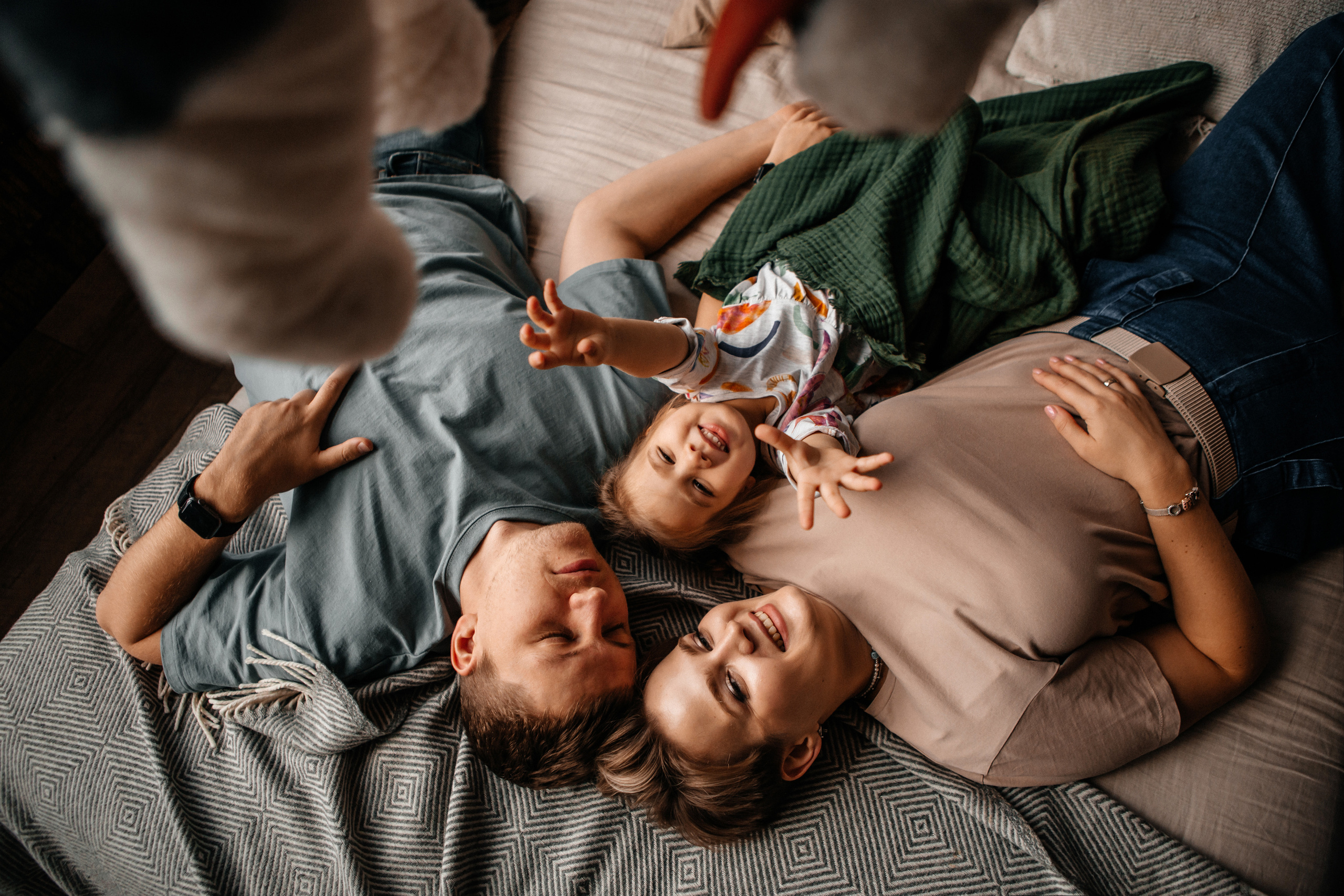 Ольга, Вадим и Ксюша. Семейный фотограф в Минске Саша Павлюк