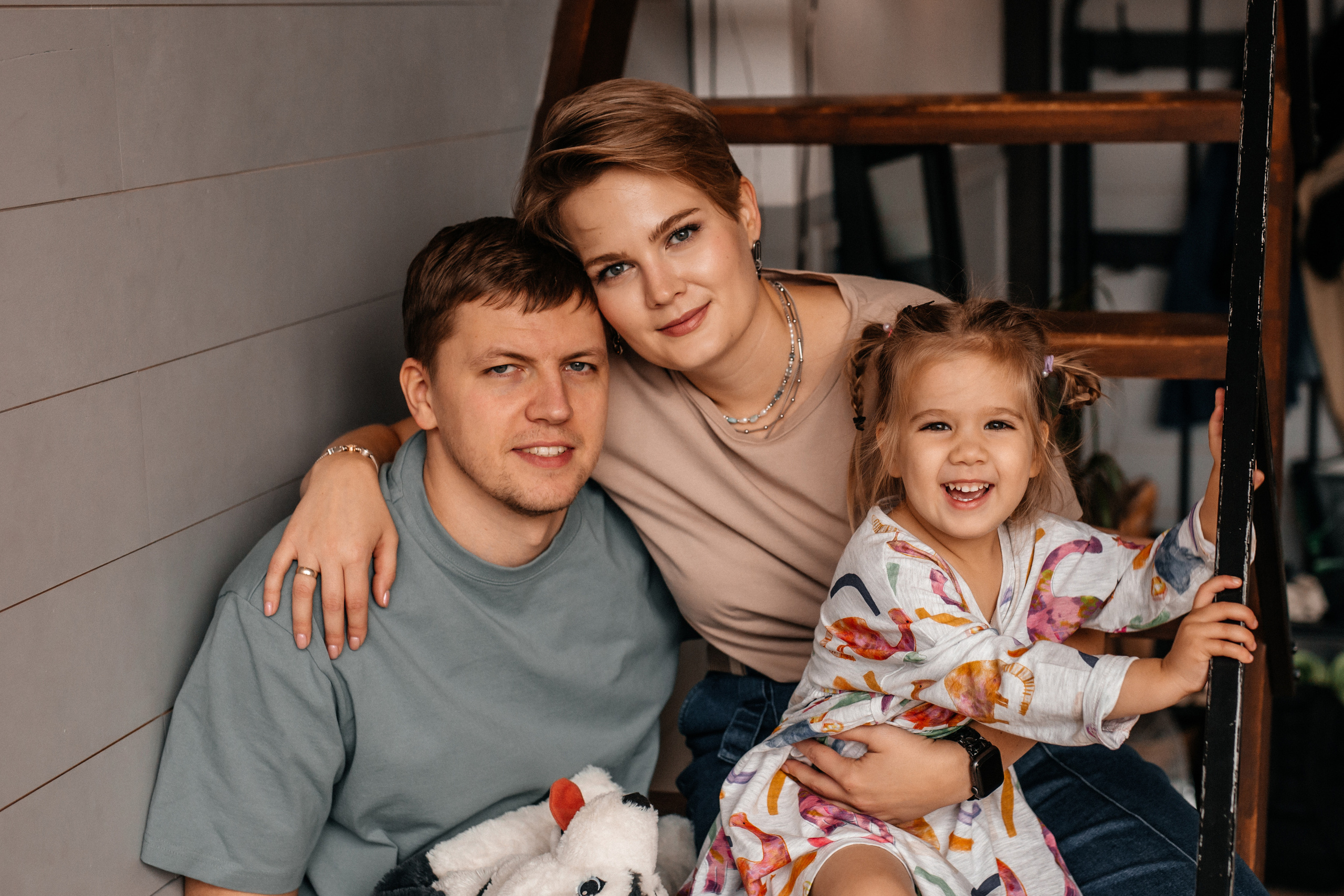 Ольга, Вадим и Ксюша. Семейный фотограф в Минске Саша Павлюк