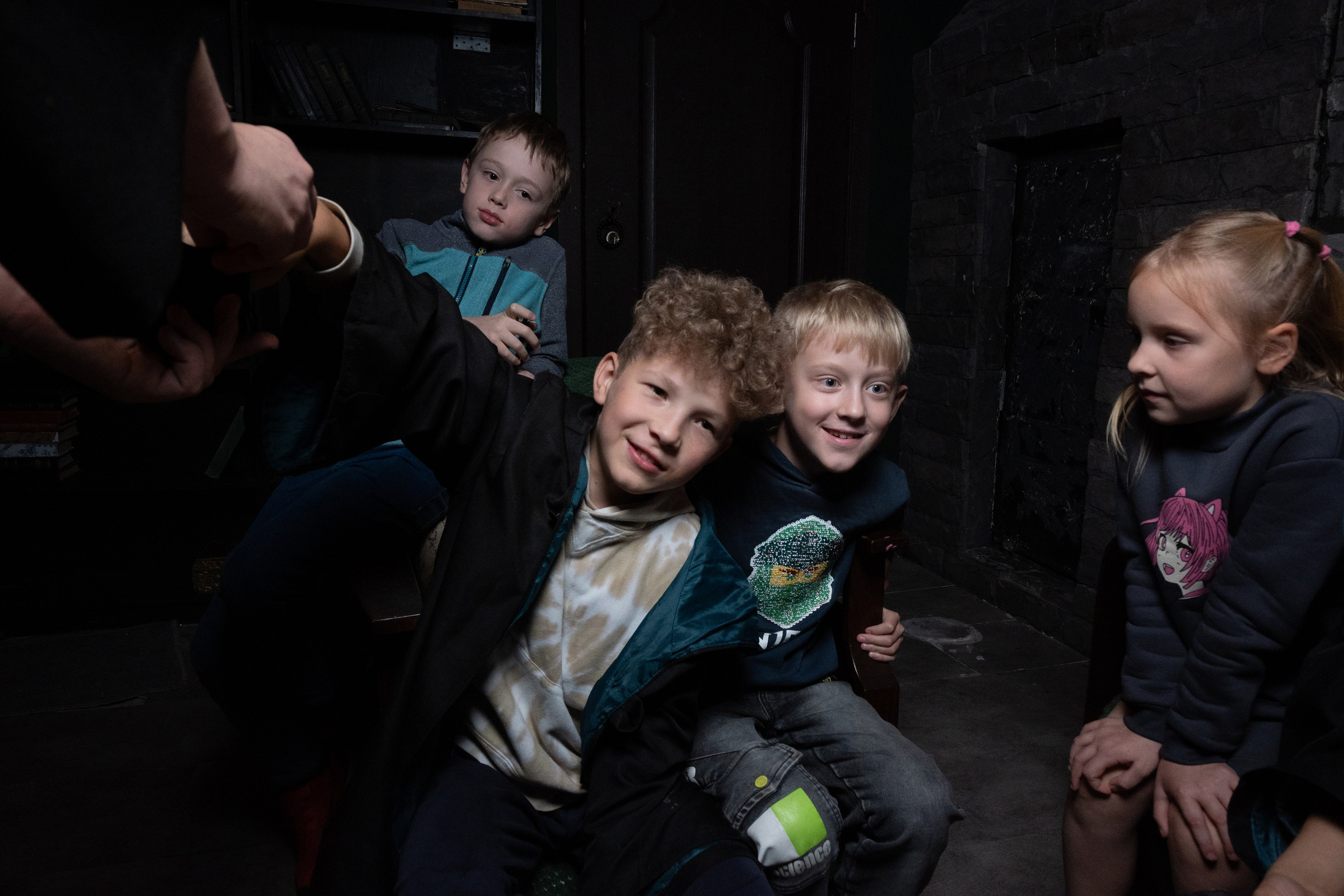 День рождения ребенка в «Подземелье Слизерин». Фотограф мероприятий в Москве