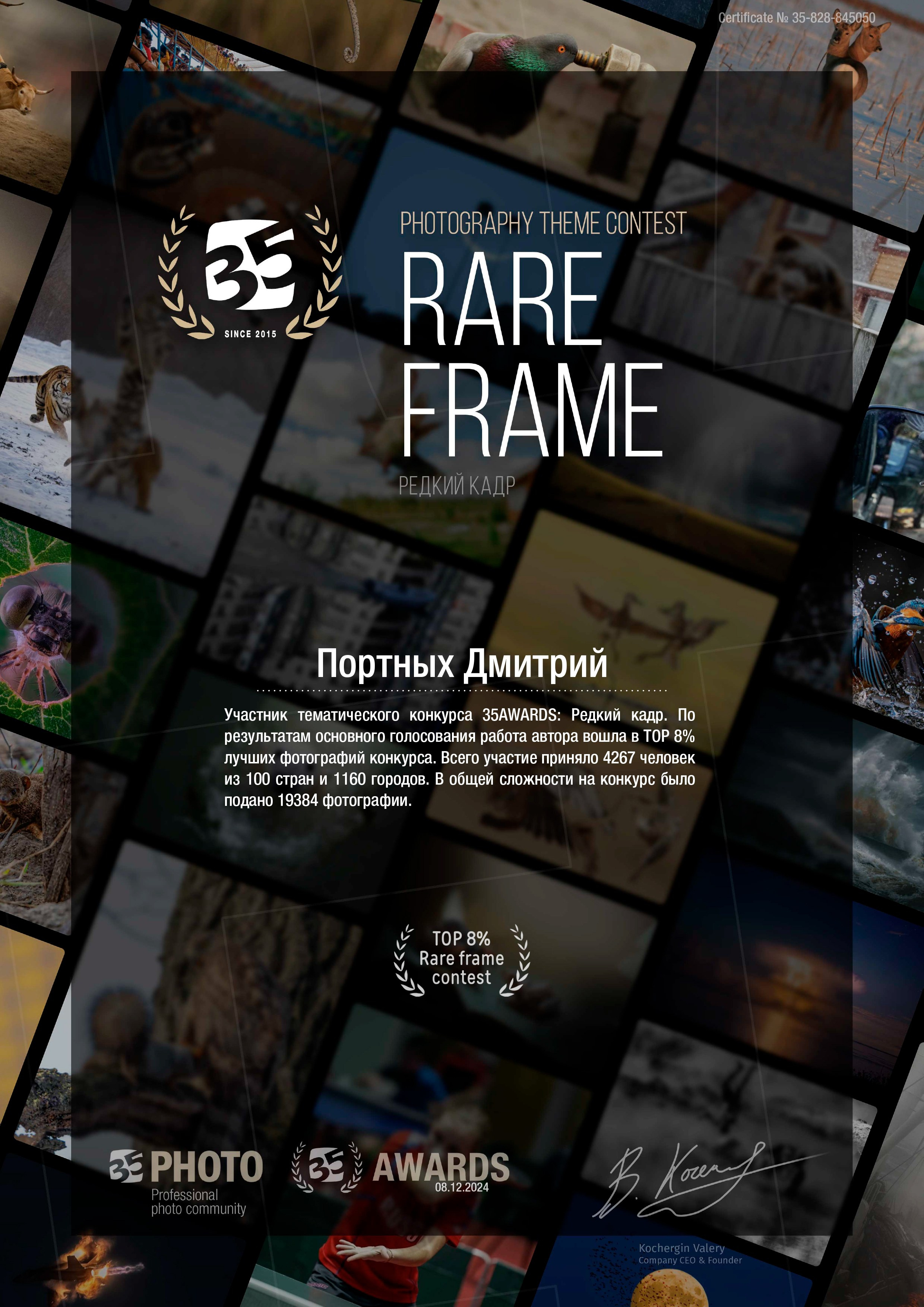 Награды. Фотограф Дмитрий Портных | Чита