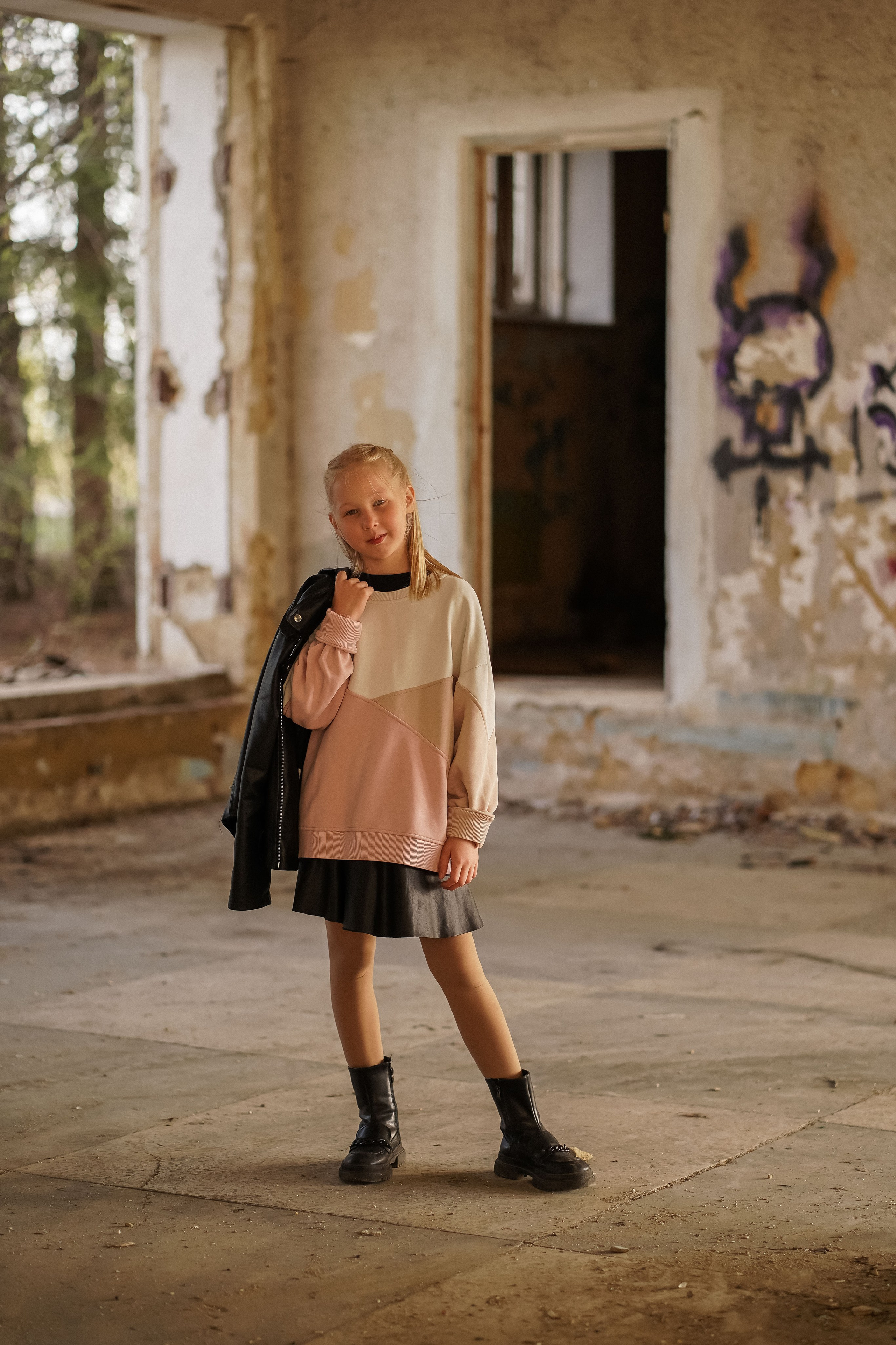 Фотосъемка детей на заброшке. Детский и семейный фотограф в Давлеканово Волкова Вероника