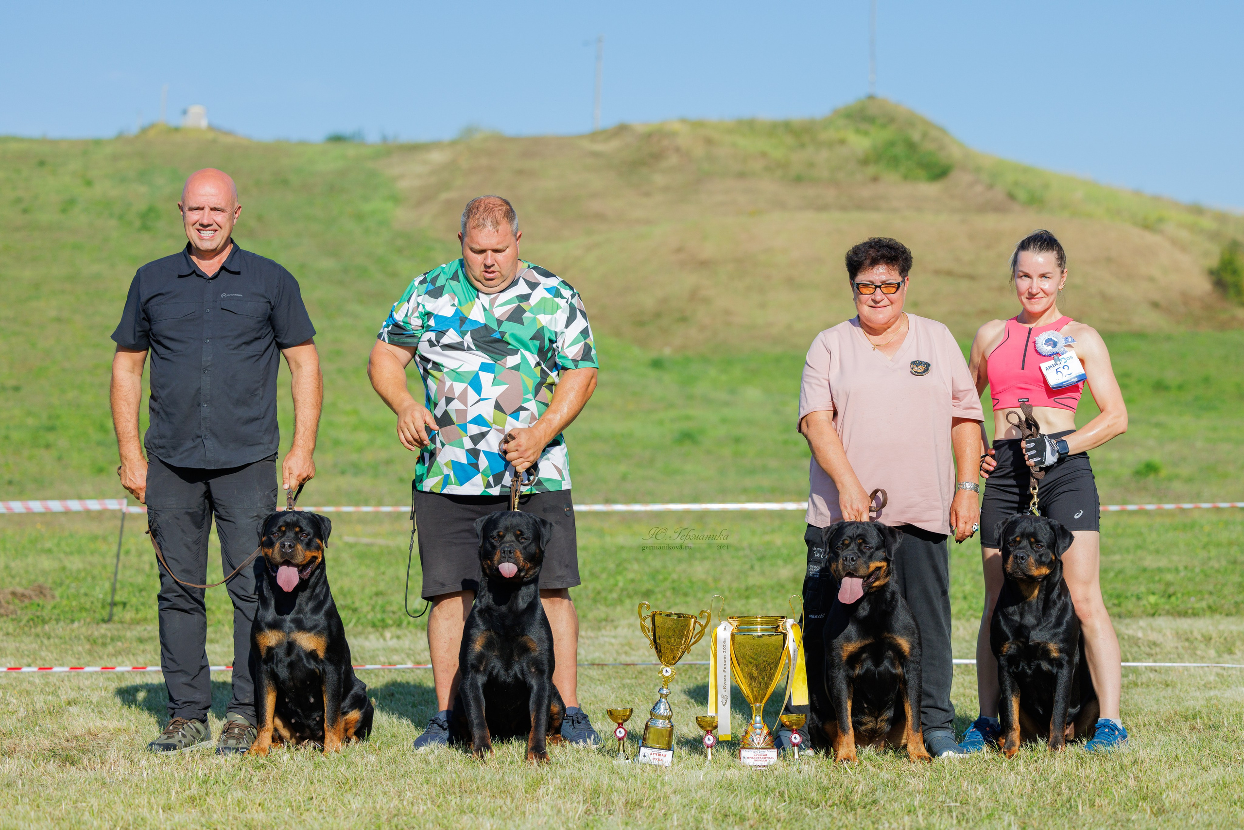 Рязань-Ховрино 10-11.08.2024 3хмоно ротвейлеров. Фотограф-анималист Юлия Германика