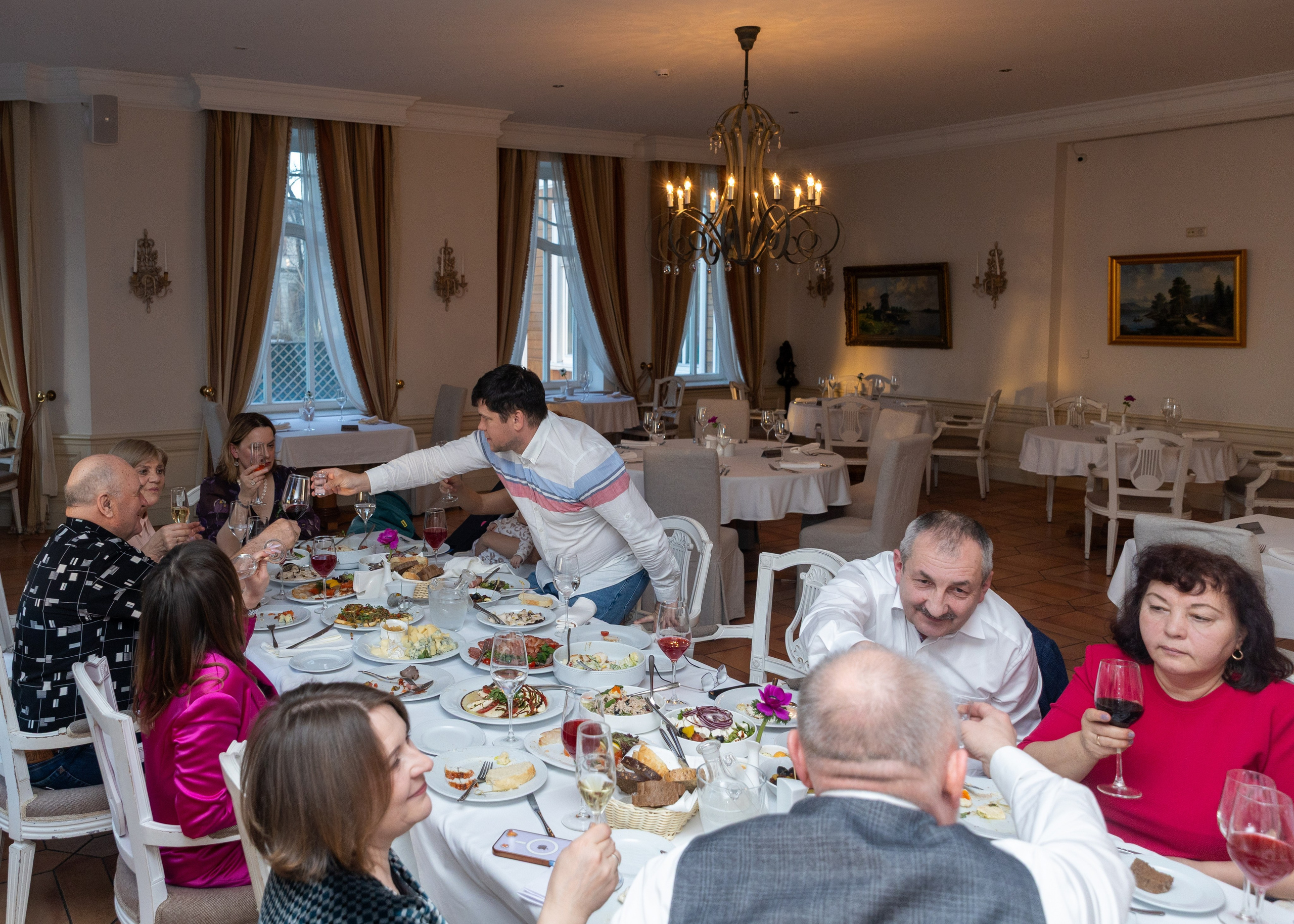 Юбилей Ольги. Отель Скандинавия. Фотограф в Санкт-Петербурге Закута Ольга