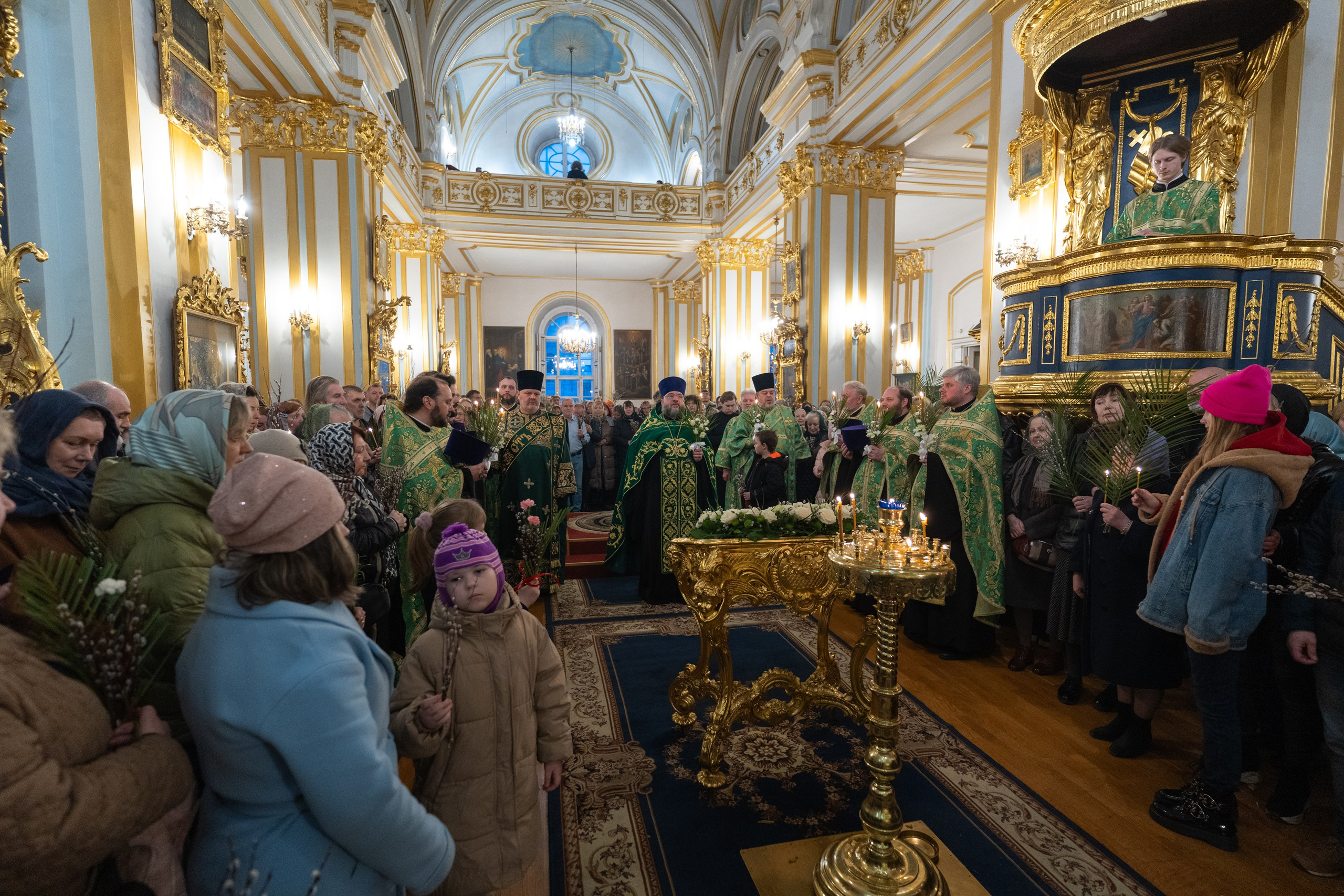 Суббота 6-й седмицы, ваий. Лазарева суббота. Воскрешение прав. Лазаря. НИКОЛО-БОГОЯВЛЕНСКИЙ МОРСКОЙ СОБОР