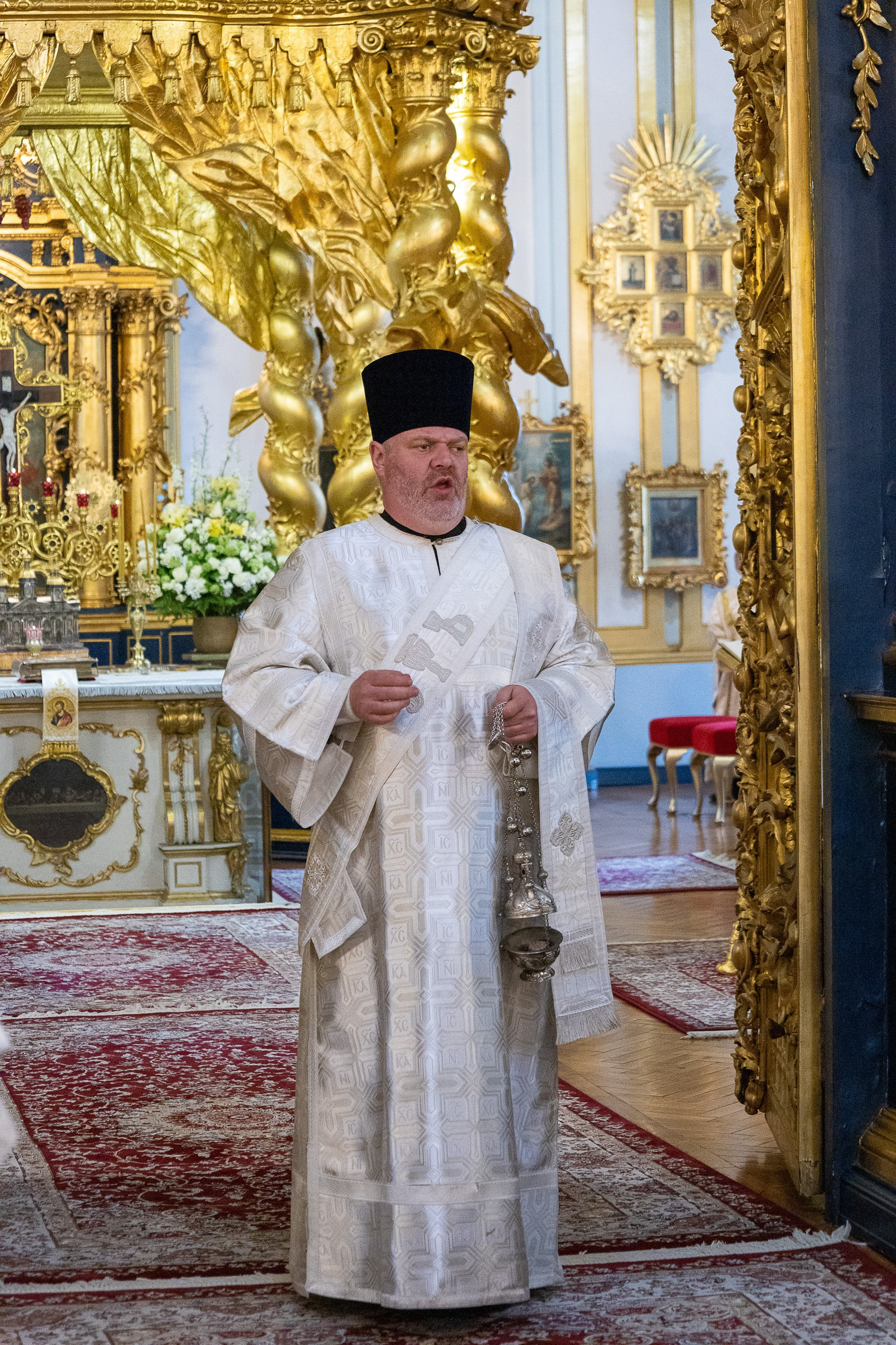 ВСЕНОЩНОЕ БДЕНИЕ В КАНУН ПРАЗДНИКА ВОЗНЕСЕНИЯ ГОСПОДНЯ. НИКОЛО-БОГОЯВЛЕНСКИЙ МОРСКОЙ СОБОР