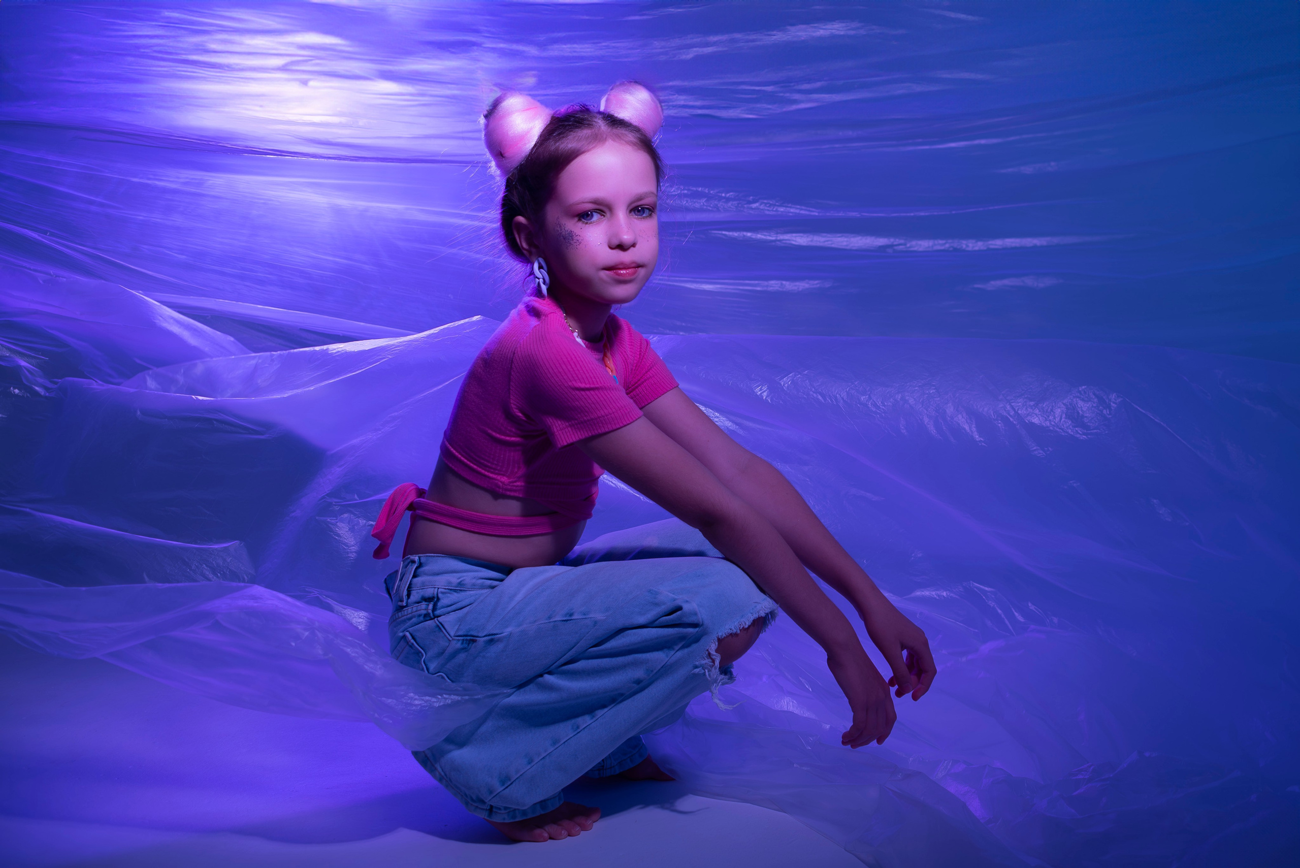 детская съёмка для журнала