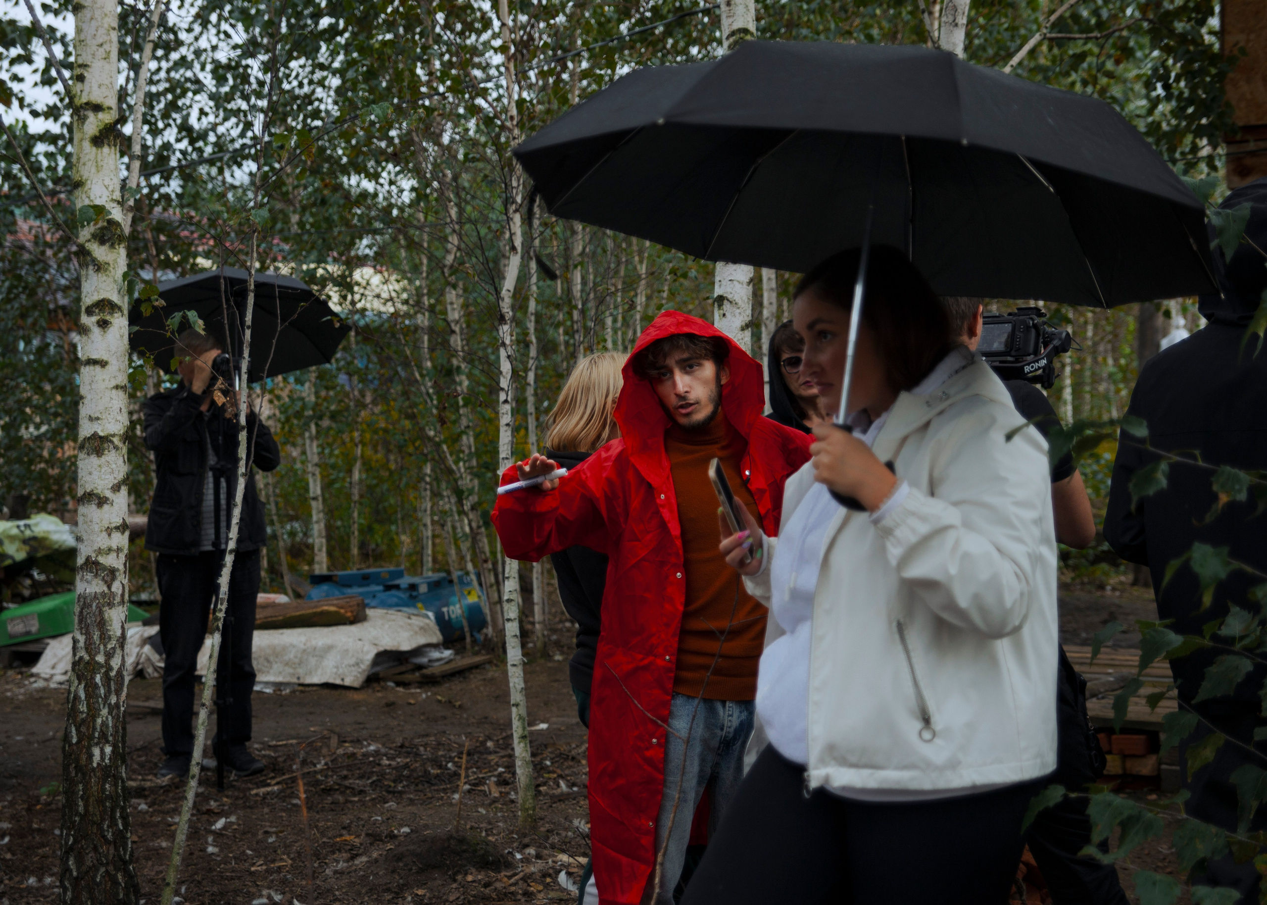 Backstage со съёмок фильма «Reverenсе». Портретный фотограф в Москве Дарья Цезария