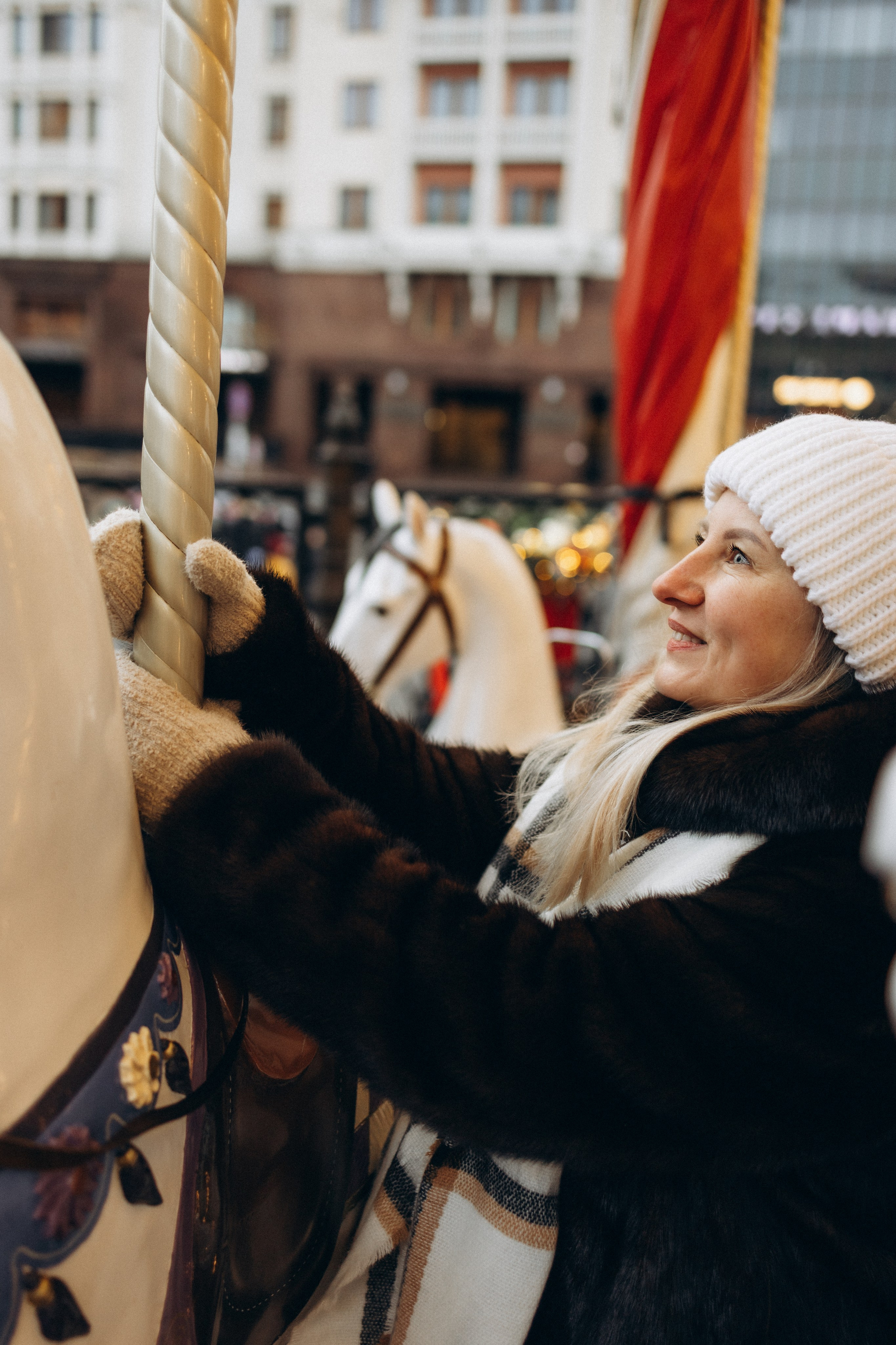 Зимняя прогулка Юлии. Фотограф lifestylе в Москве Пшеничная Анастасия