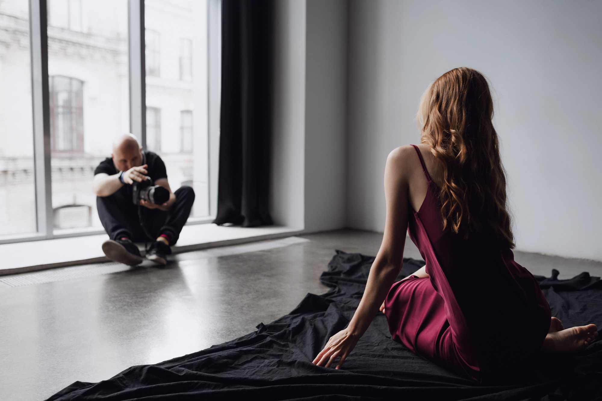 красивая фотосессия в студии