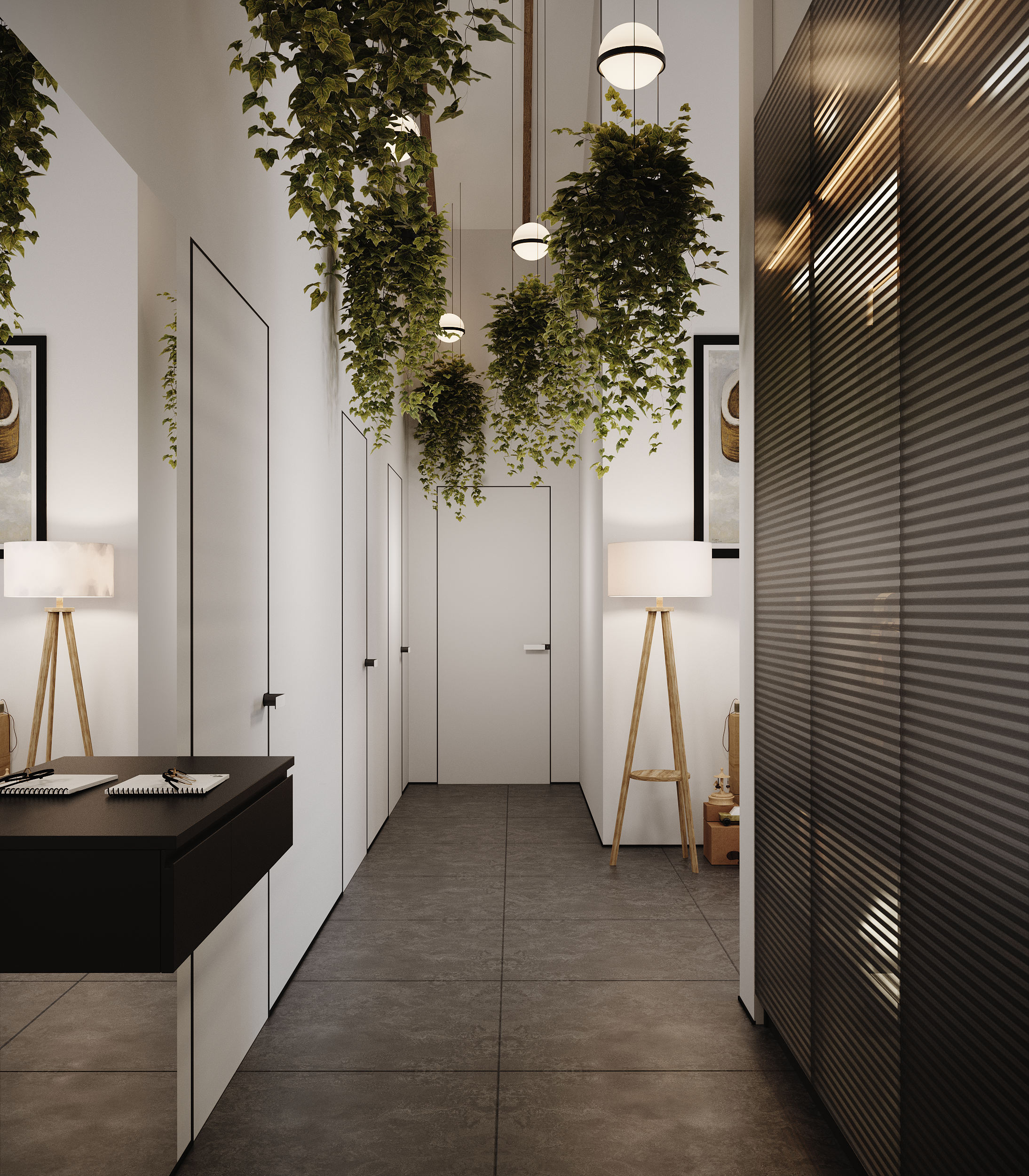 Интерьер загородного дома. Студия 3d визуализации Arcviz