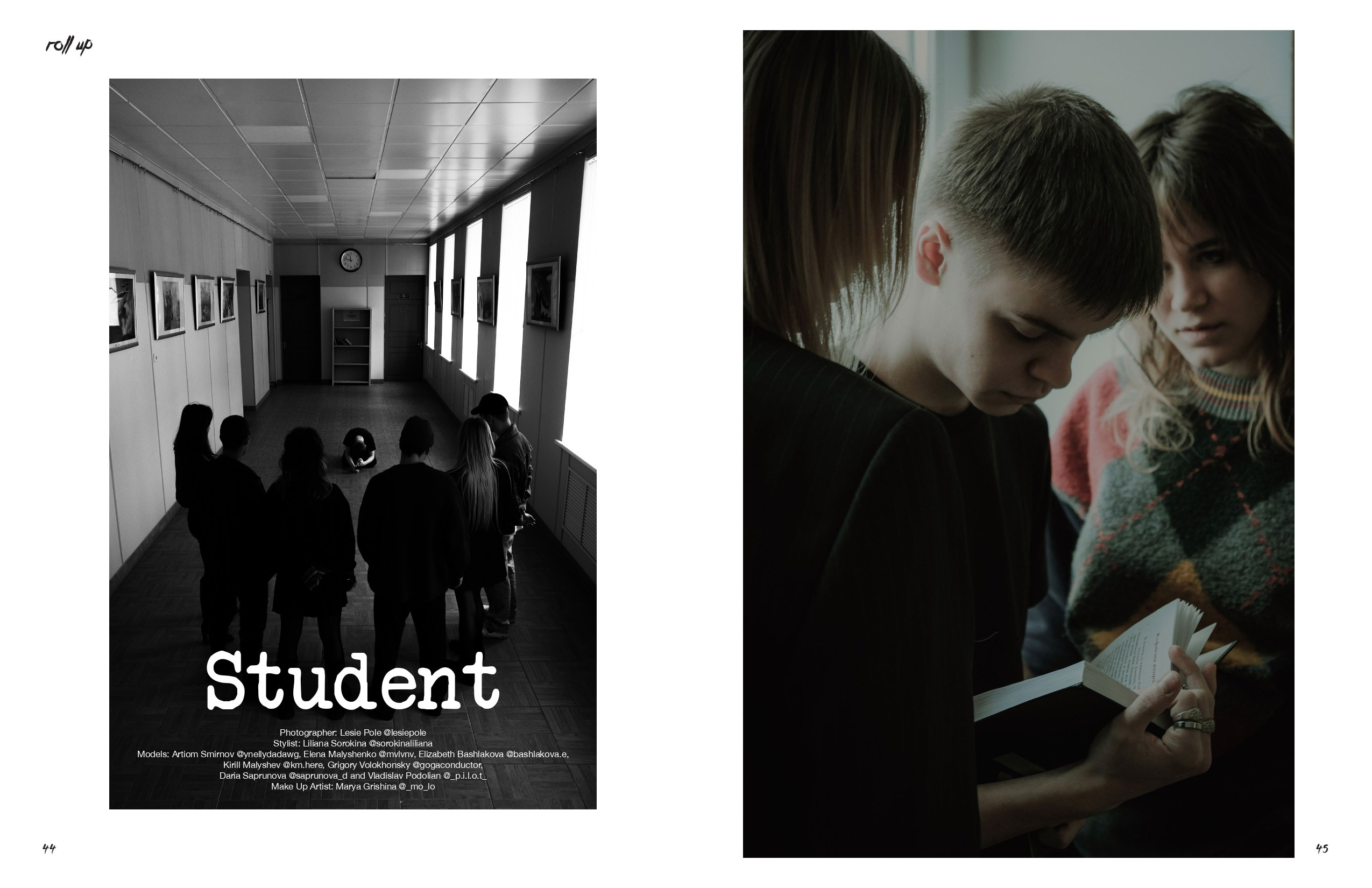 «Student» for ROLL UP Mag. Портретный и fashion-фотограф в Санкт-Петербурге Олеся Поле