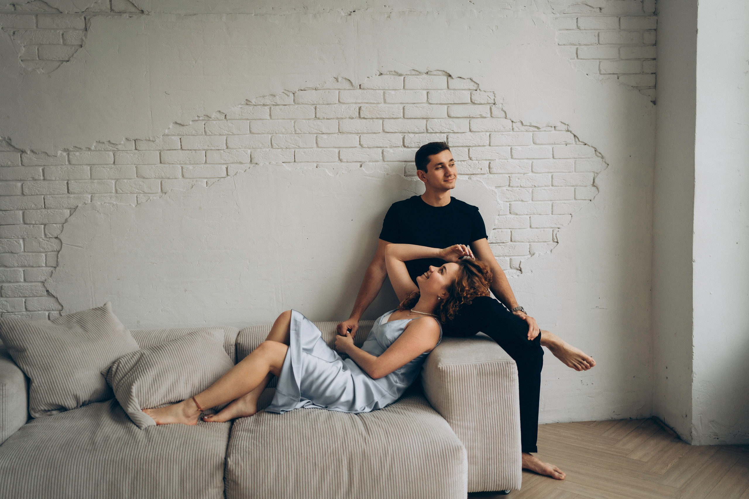 Аня и Вадим студия. Семейный фотограф в Калуге Ирина Алдохина