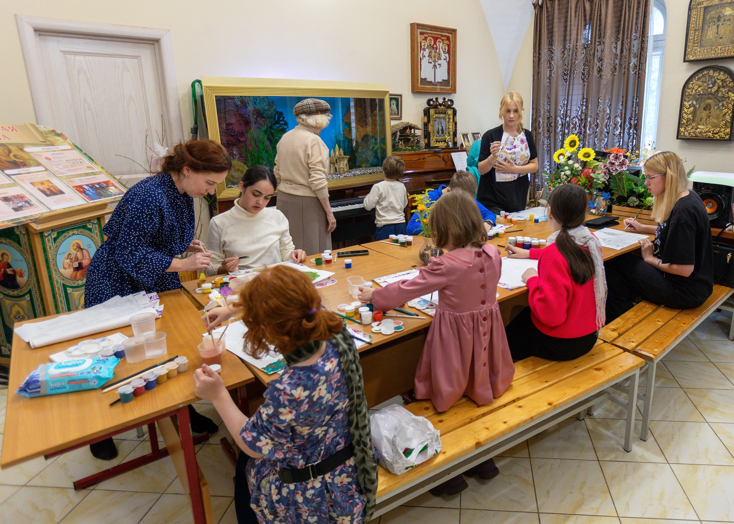 Рисование в Воскресной школе при Храме Живоначальной Троицы. Выпускные альбомы и школьный фотограф в Подольске, Троицке, Щербинке, Москве и Московской области