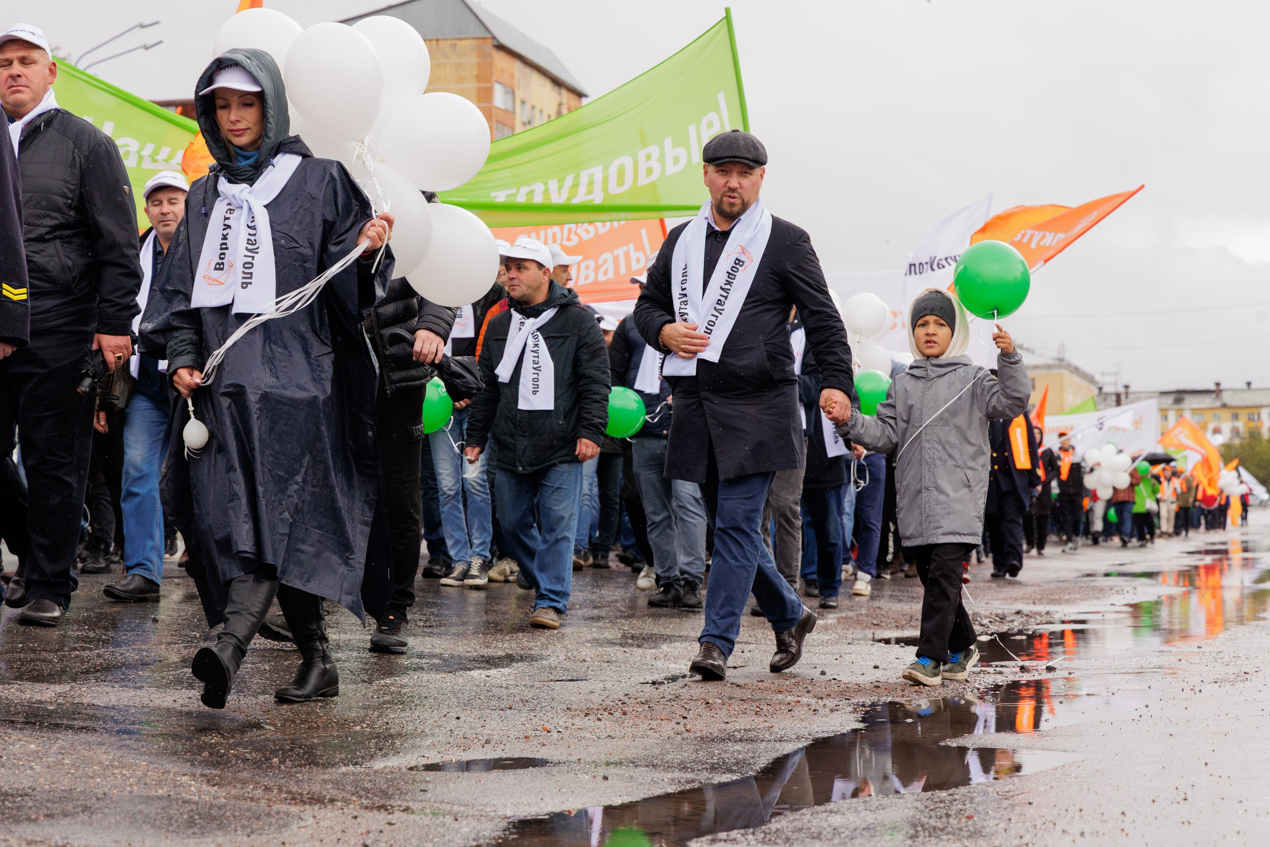 День шахтера в Воркуте. Фотограф Владимир Юрлов