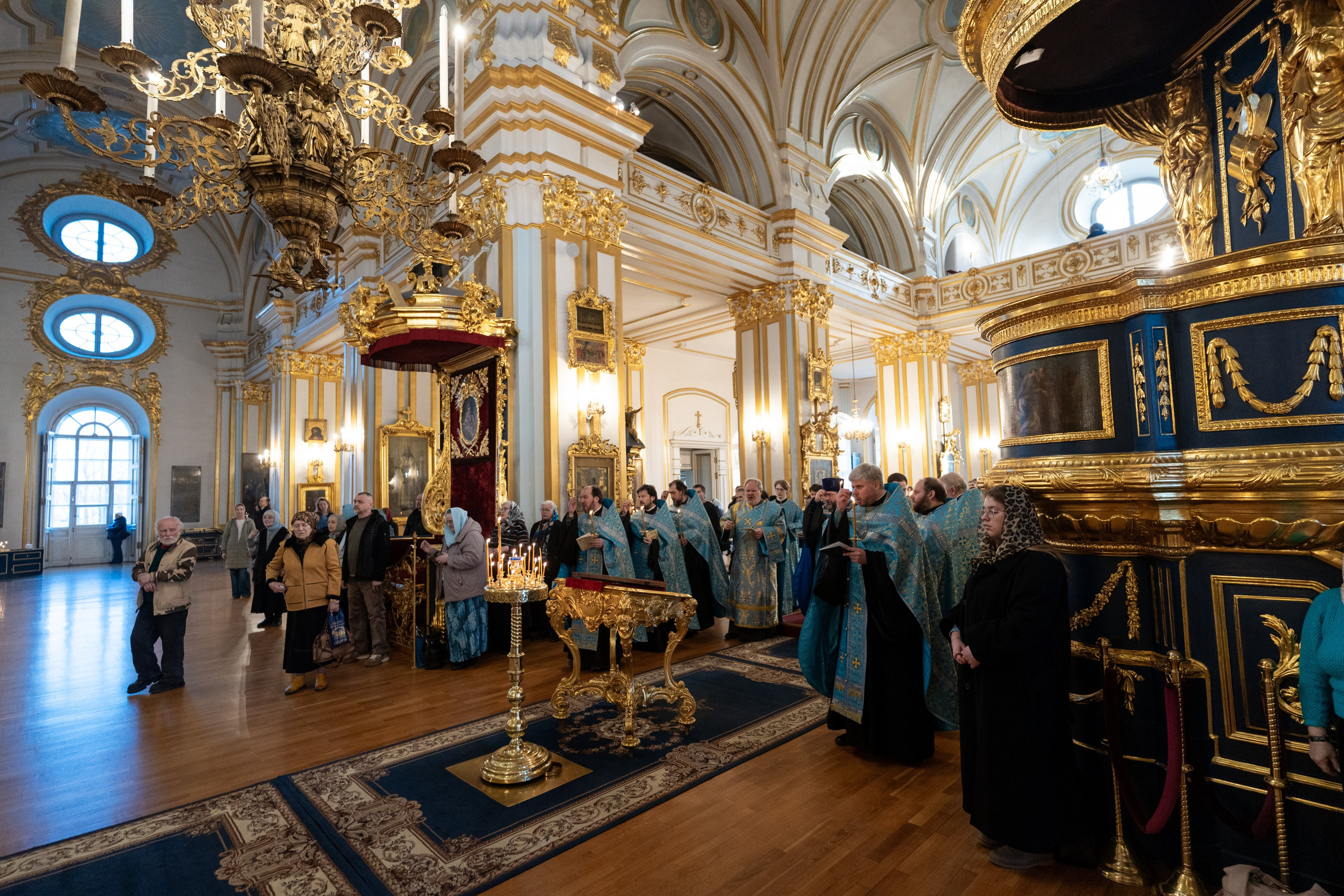Утреня с акафистом Пресвятой Богородице. НИКОЛО-БОГОЯВЛЕНСКИЙ МОРСКОЙ СОБОР
