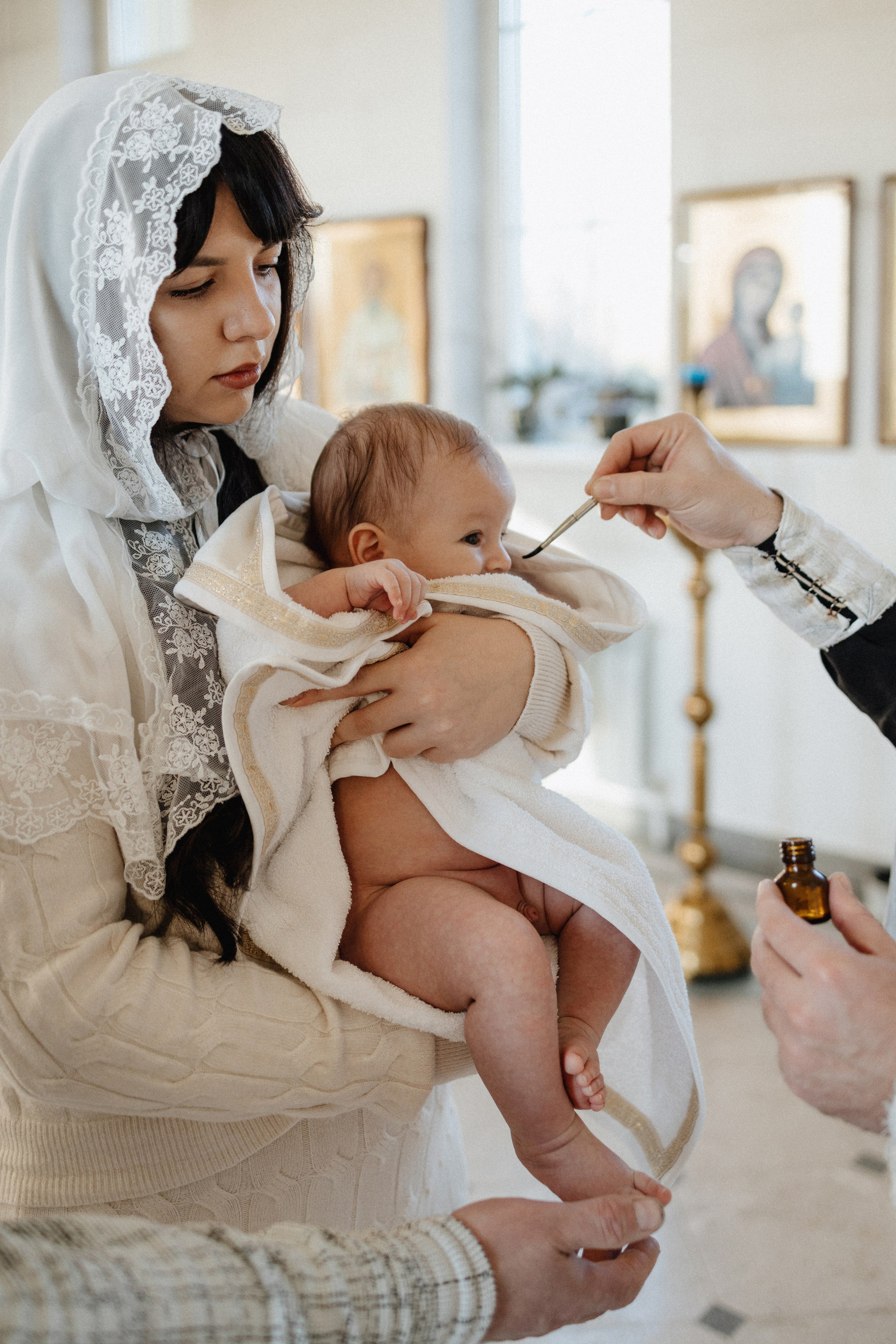 Крещение. Семейный лайфстайл фотограф в г. Липецк