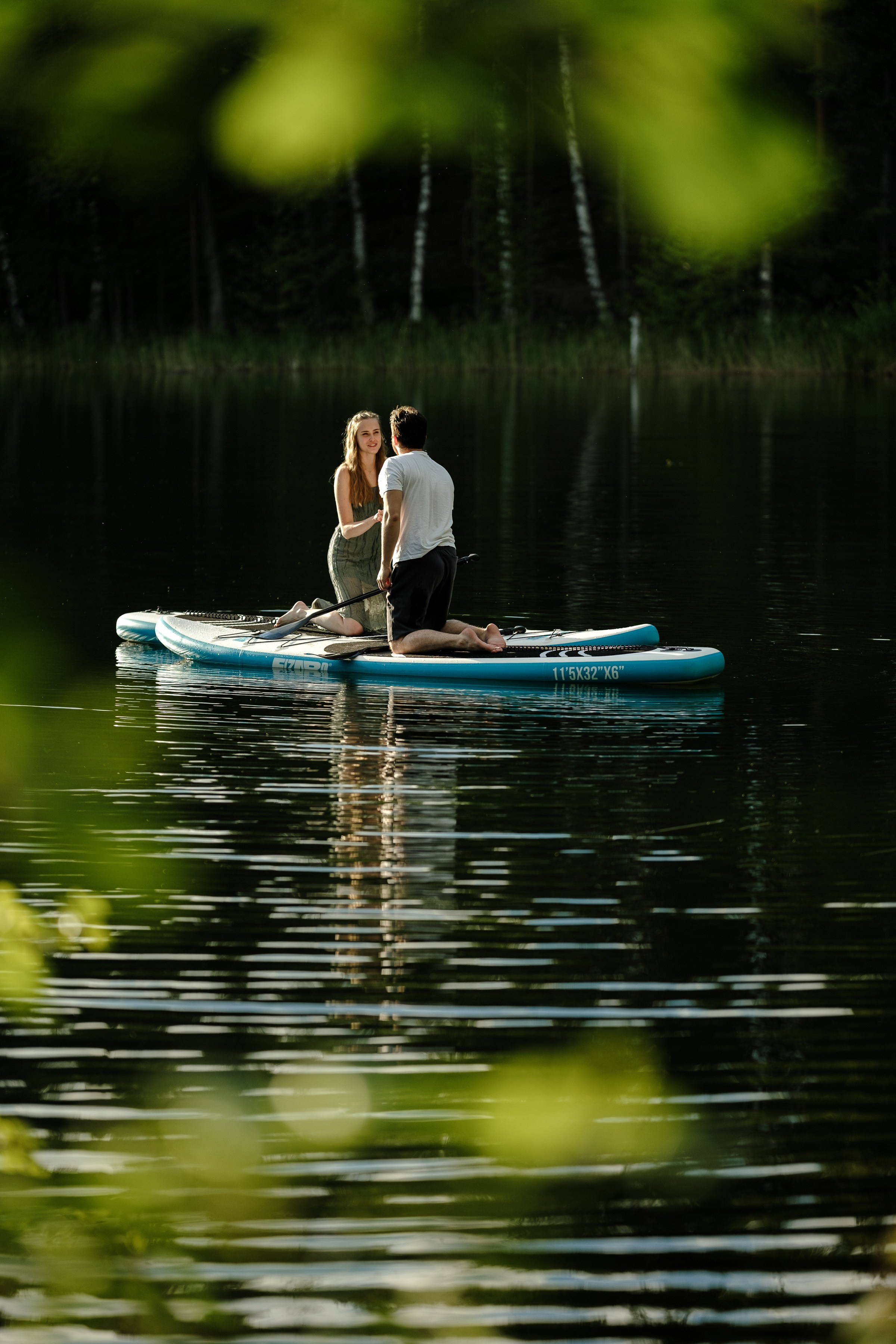 Петя и Лина, на сапах. Интерьерный фотограф и видеограф в Санкт-Петербурге Вадим Балбашевский