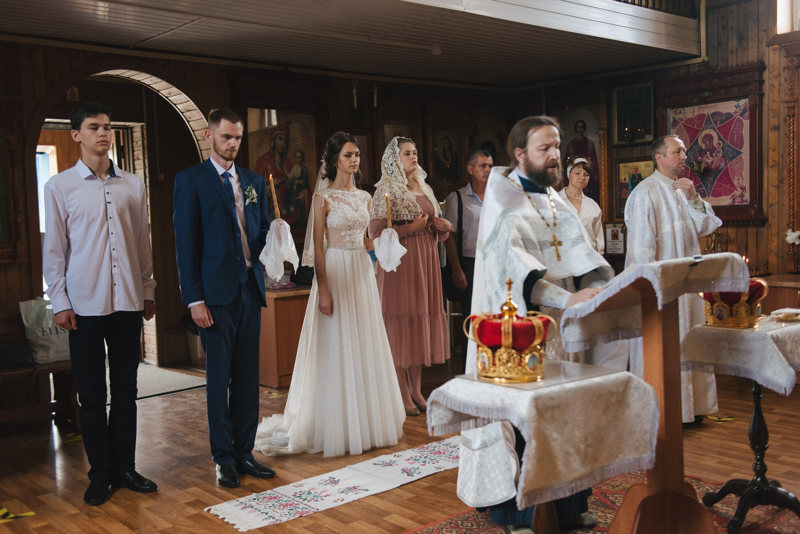 Венчание Никиты и Тони — Храм Иоанна Кронштадского. Свадебный и семейный фотограф Волгоград Москва
