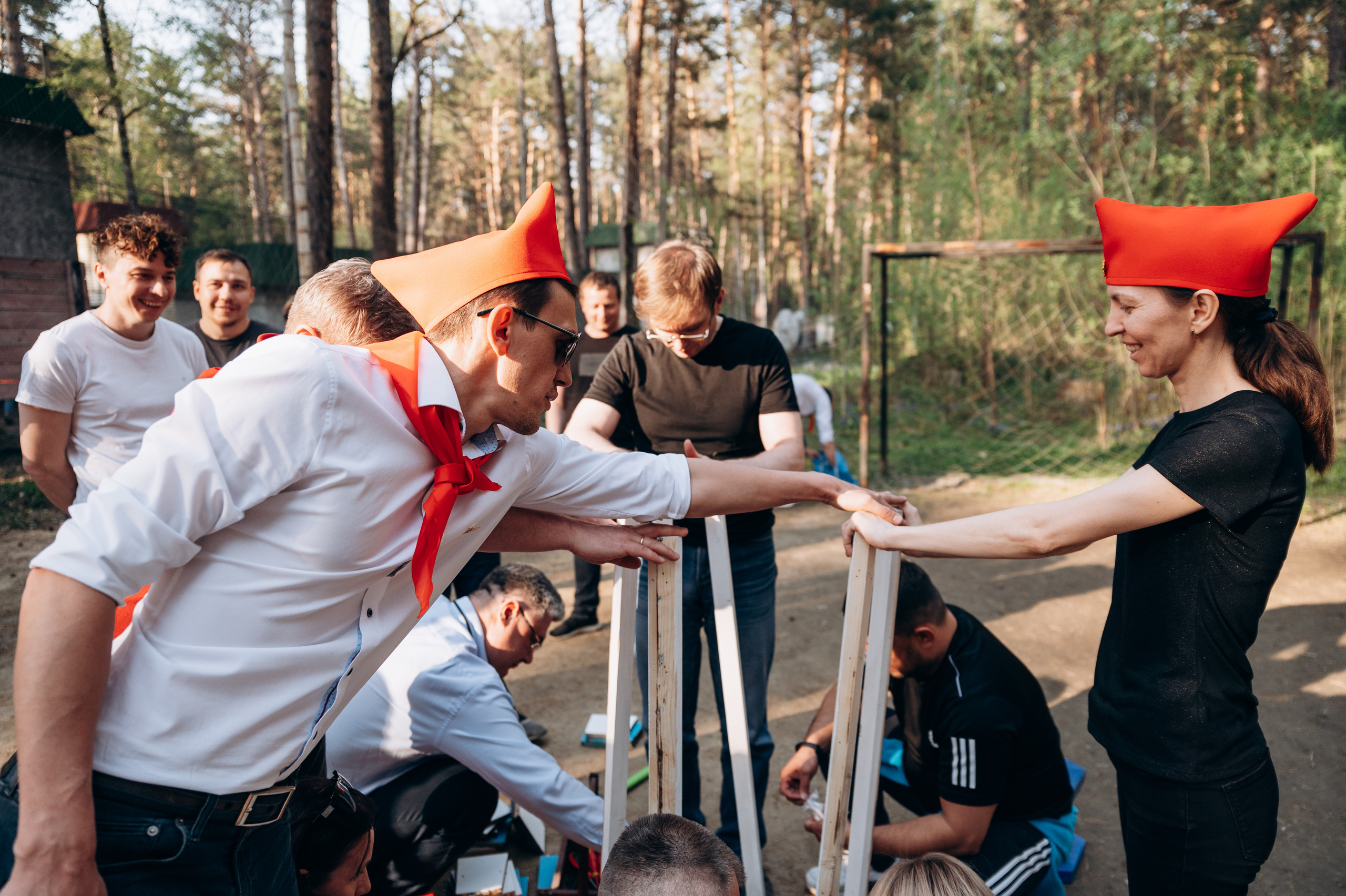 Тимбилдинг на природе. Фотограф в Новосибирске