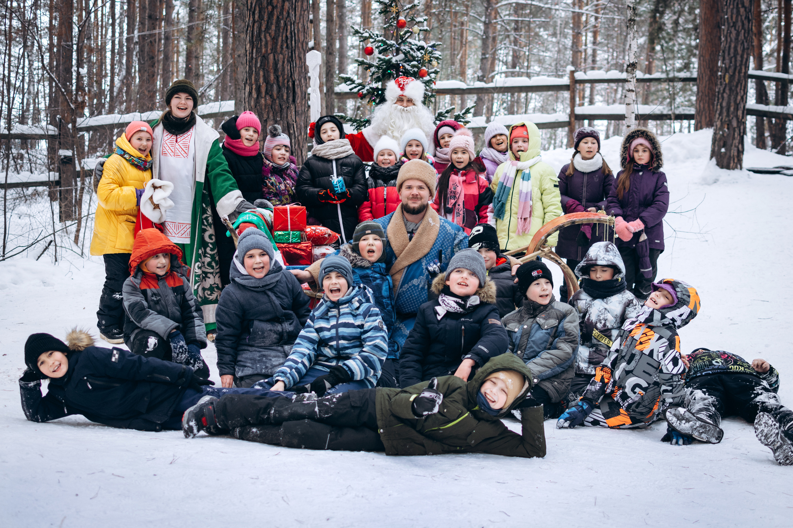 Новый год в лесу. Фотограф в Новосибирске
