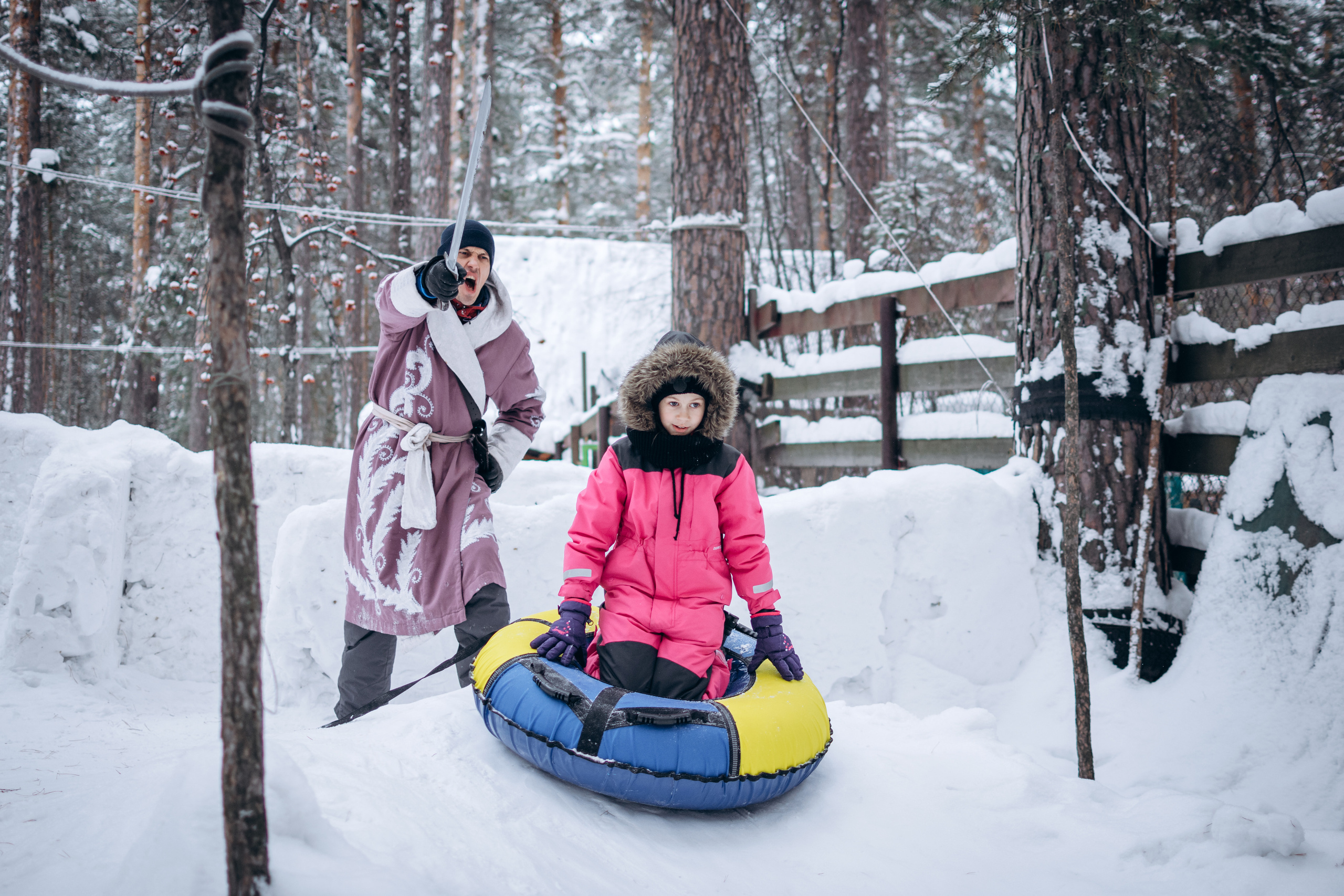 Новый год в лесу. Фотограф в Новосибирске